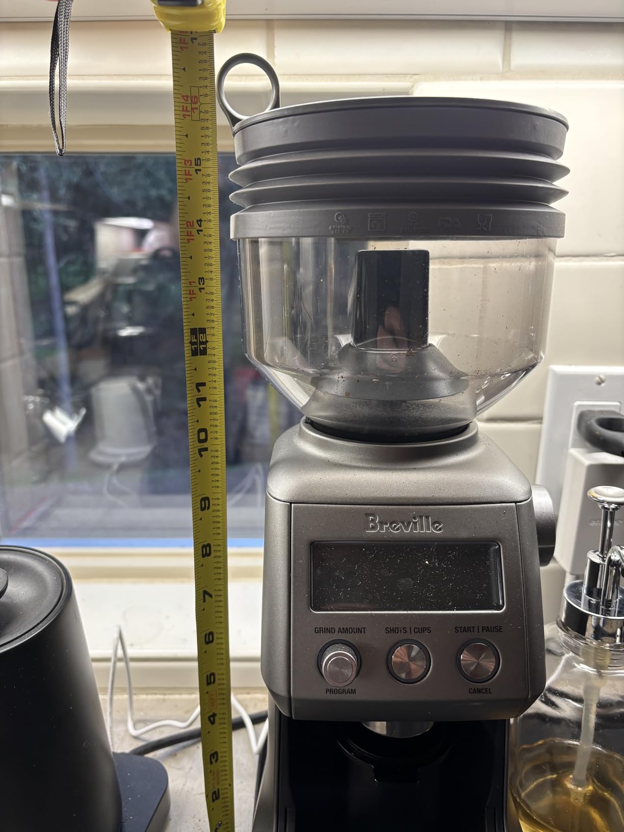 AIEVE Silicone Bellow Compatible for Breville Barista Express, Single Dose Hopper for Breville Espresso Machine,Gray customer photo 1