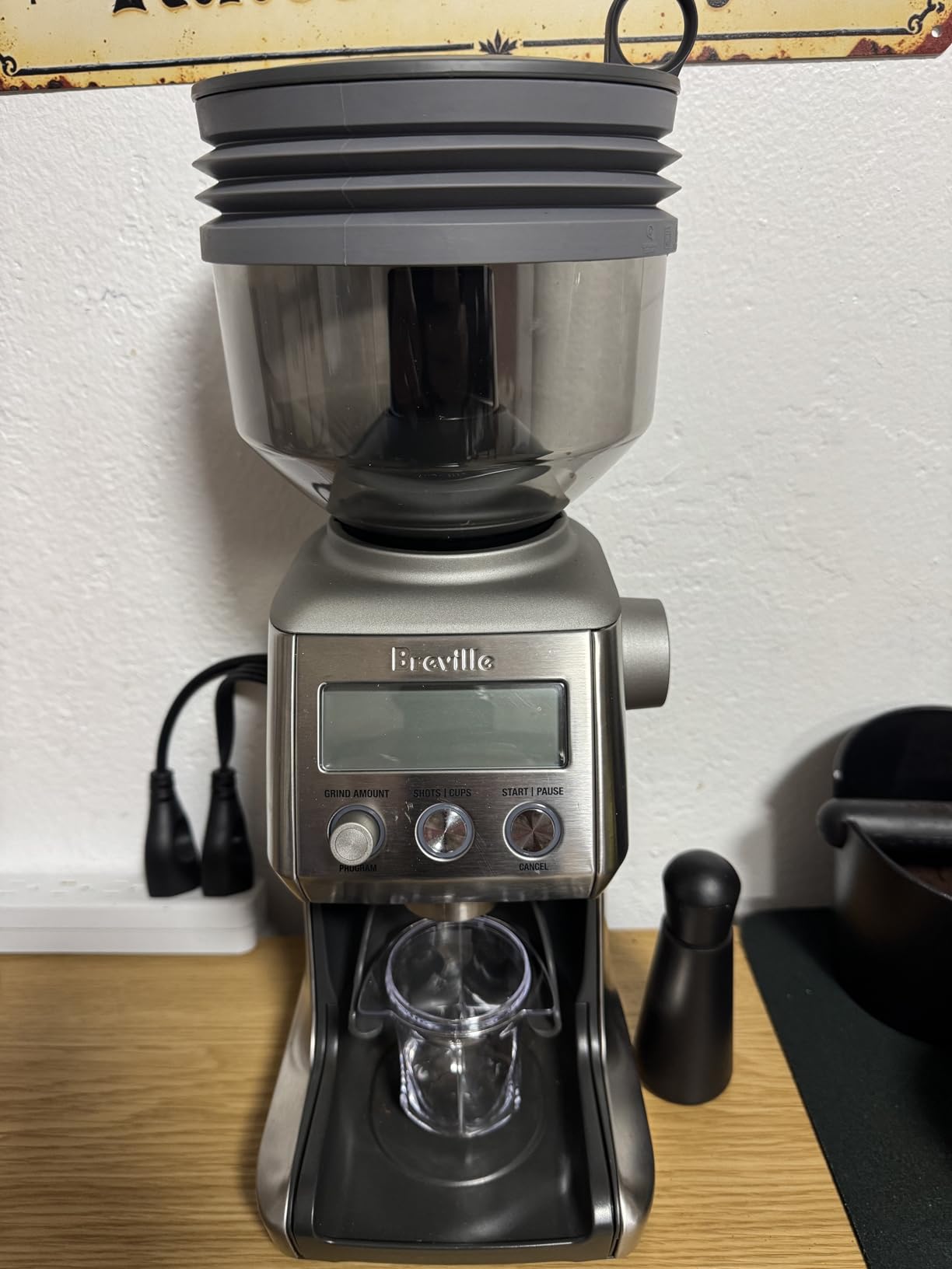 AIEVE Silicone Bellow Compatible for Breville Barista Express, Single Dose Hopper for Breville Espresso Machine,Gray customer photo 2