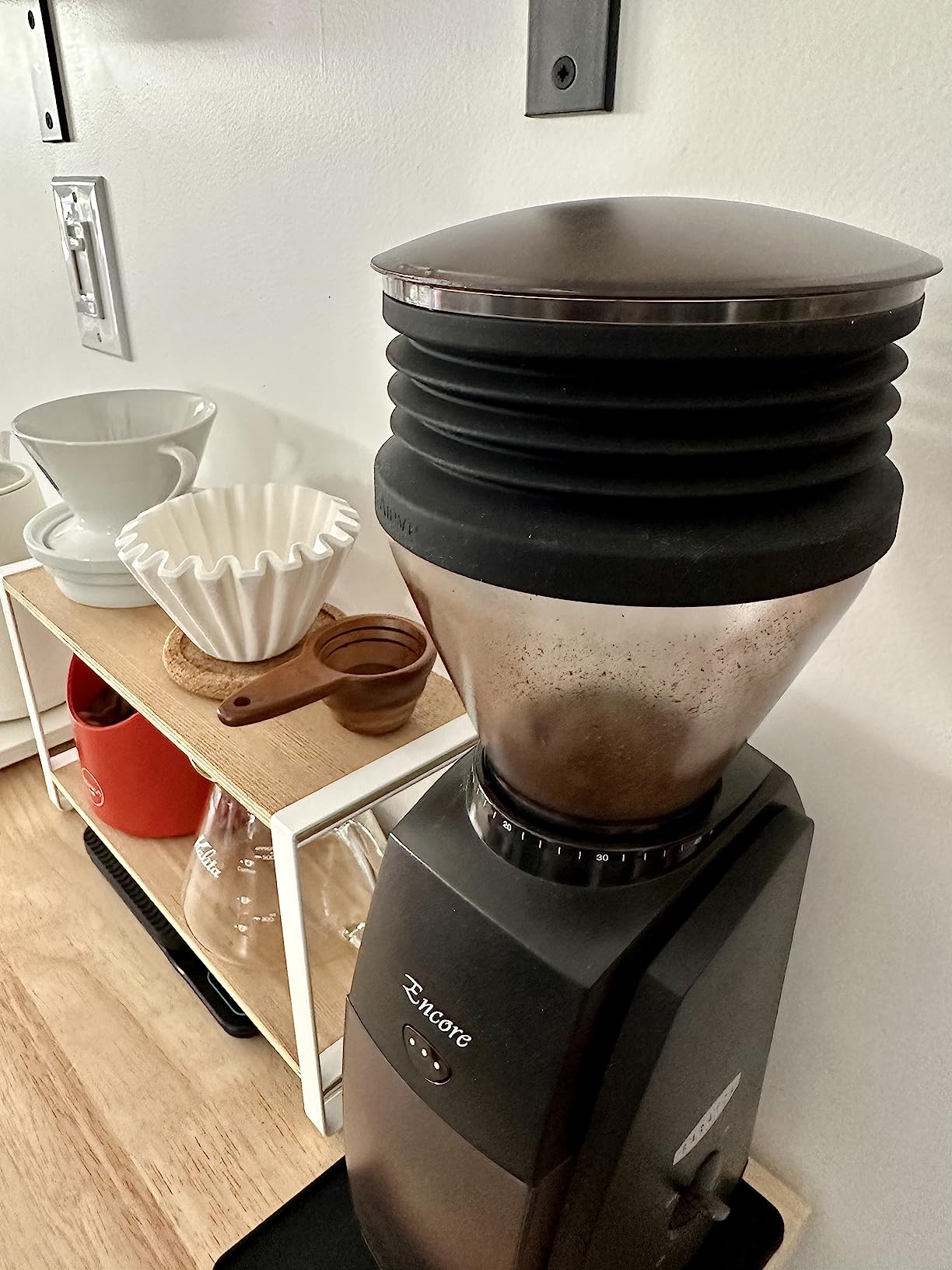 Aieve Silicone Coffee Hopper Bellow Compatible with Baratza Encore Grinder ESP/Virtuosa+ Coffee Grinder,Reduce Coffee Grinds Retention customer photo 1