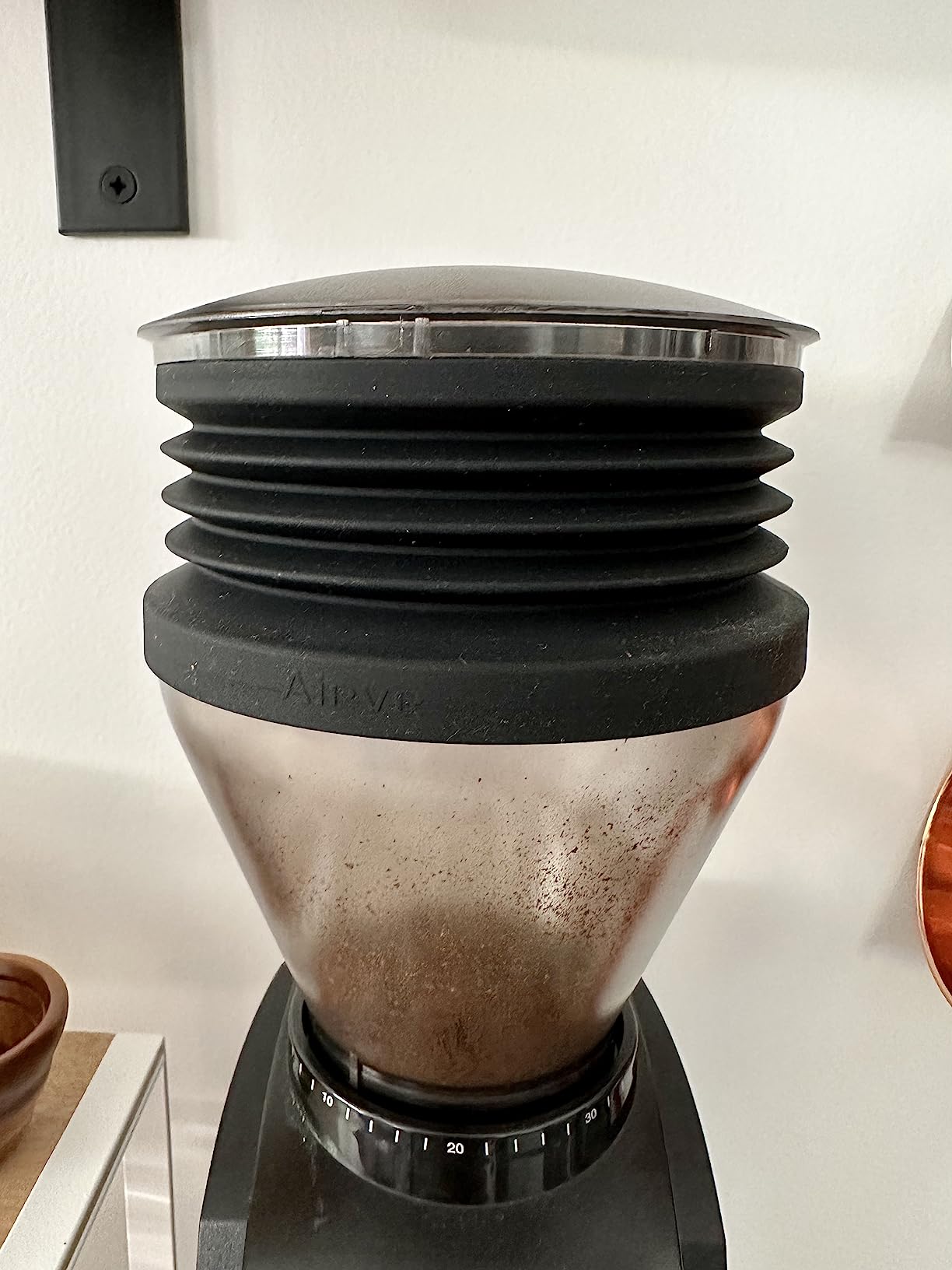 Aieve Silicone Coffee Hopper Bellow Compatible with Baratza Encore Grinder ESP/Virtuosa+ Coffee Grinder,Reduce Coffee Grinds Retention customer photo 2