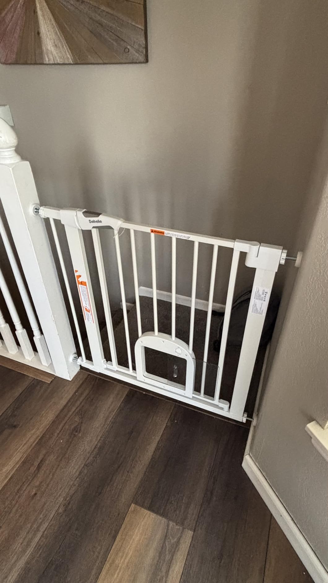 Babelio Upgraded Baby Gate with Cat Door, 29-43
