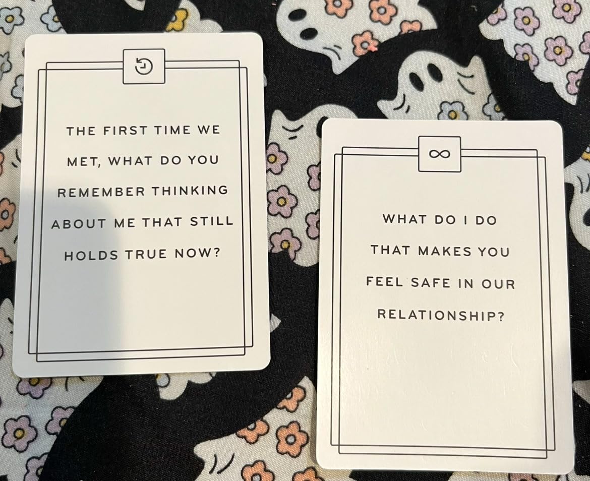 {THE AND} Couples Edition - 199 Meaningful Conversation Cards for Couples - Questions to Deepen Connection & Build Relationships - Date Night Card Game for Adults By The Skin Deep customer photo 1