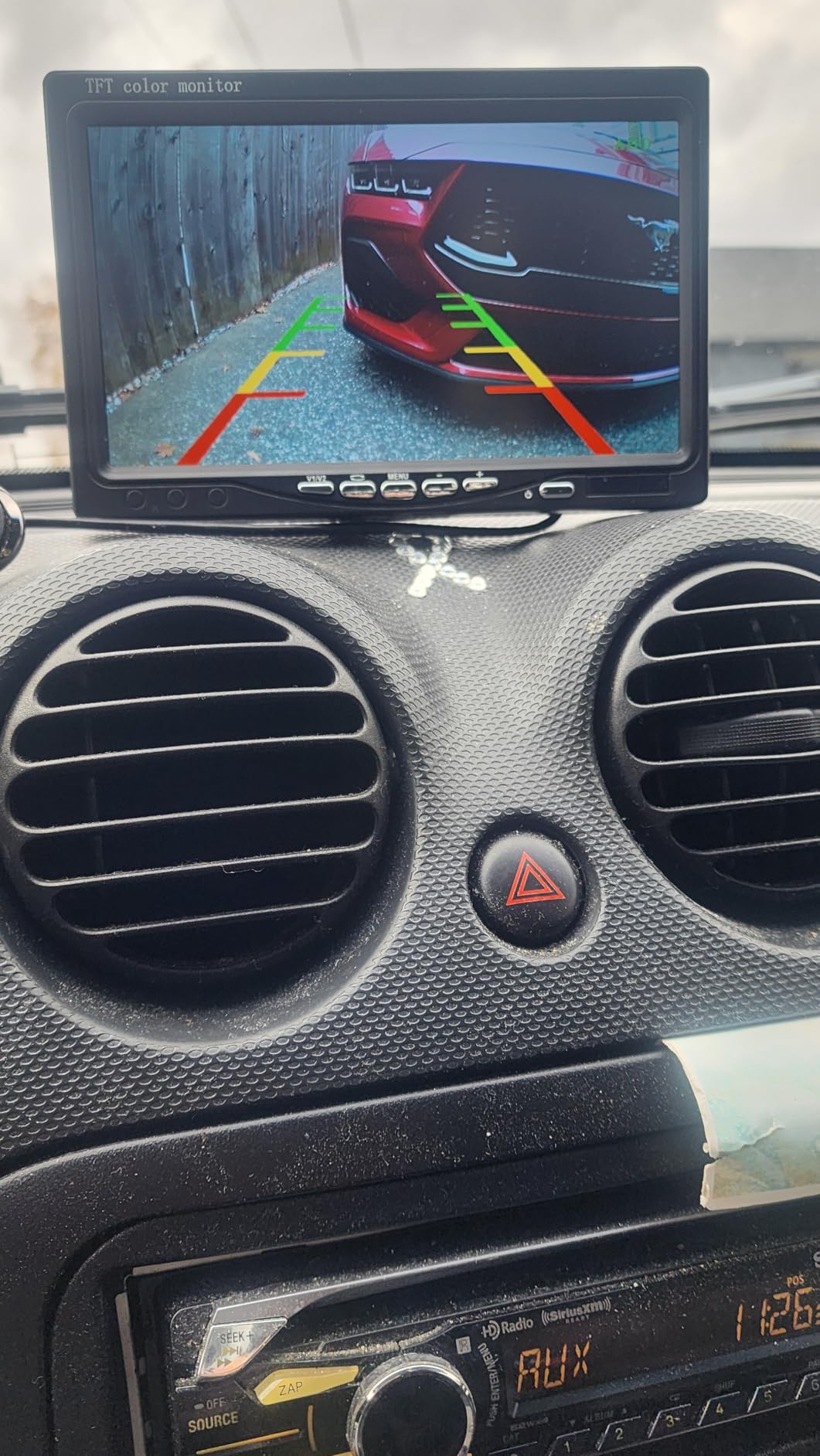 eRapta Backup Camera for Truck 7''HD 2K Front/Rear View Monitor kit IP69 Waterproof Night Vision DIY Grid Lines for Car RVs Trucks Tractors Bus Semi-Trailers Pickup AY7 customer photo 1