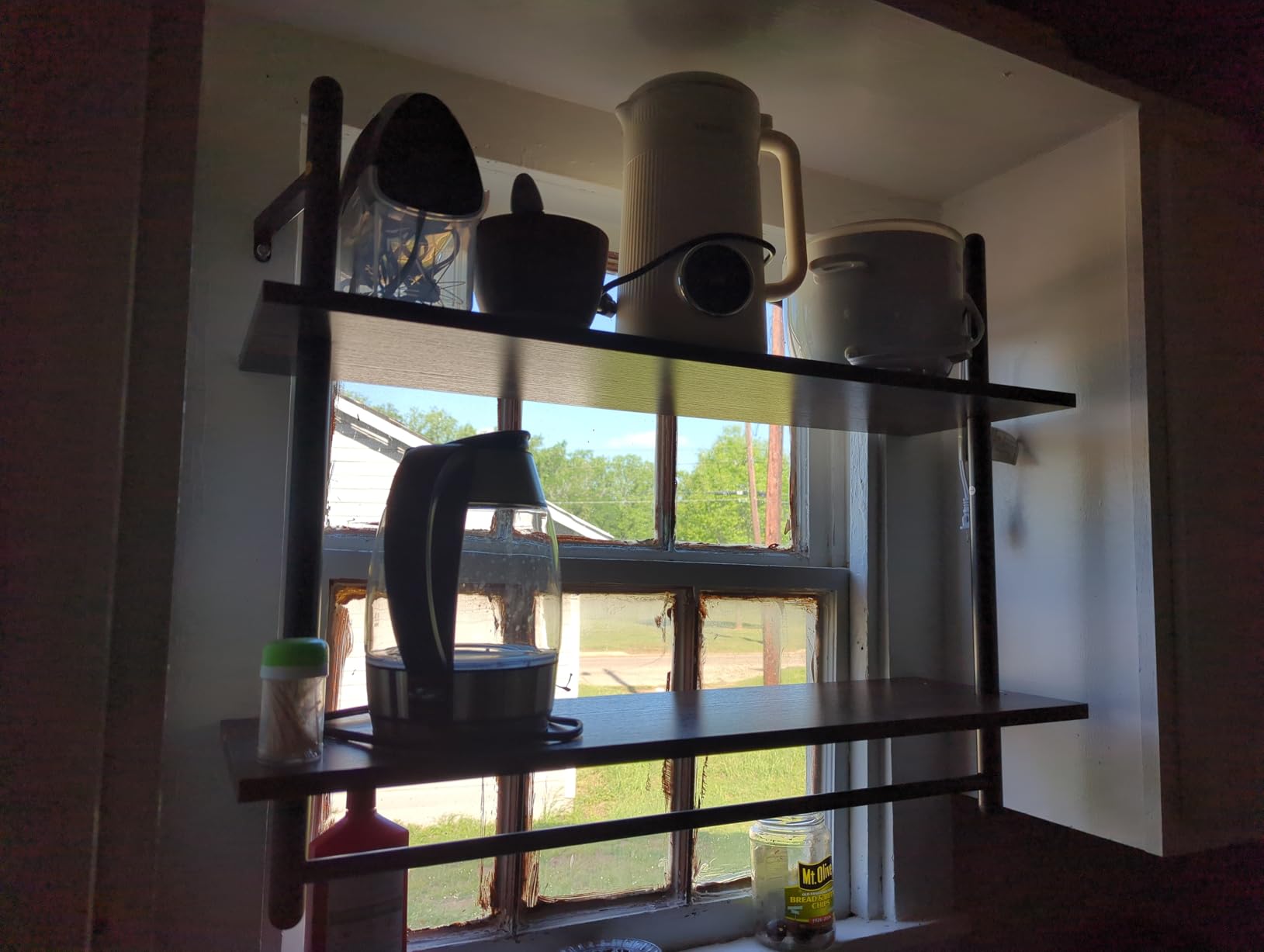 Bestier Pipe Shelf Industrial Floating Shelving 31