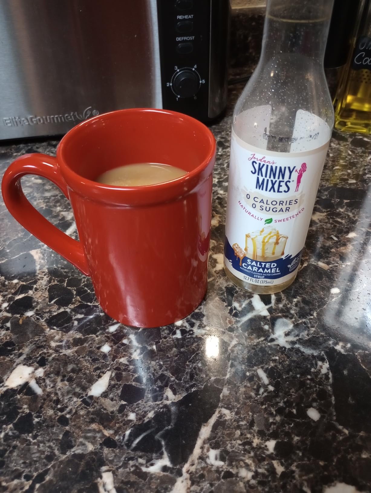 Jordan's Skinny Mixes Sugar Free Salted Caramel Coffee Syrup, 12.7 Fl Oz customer photo 2