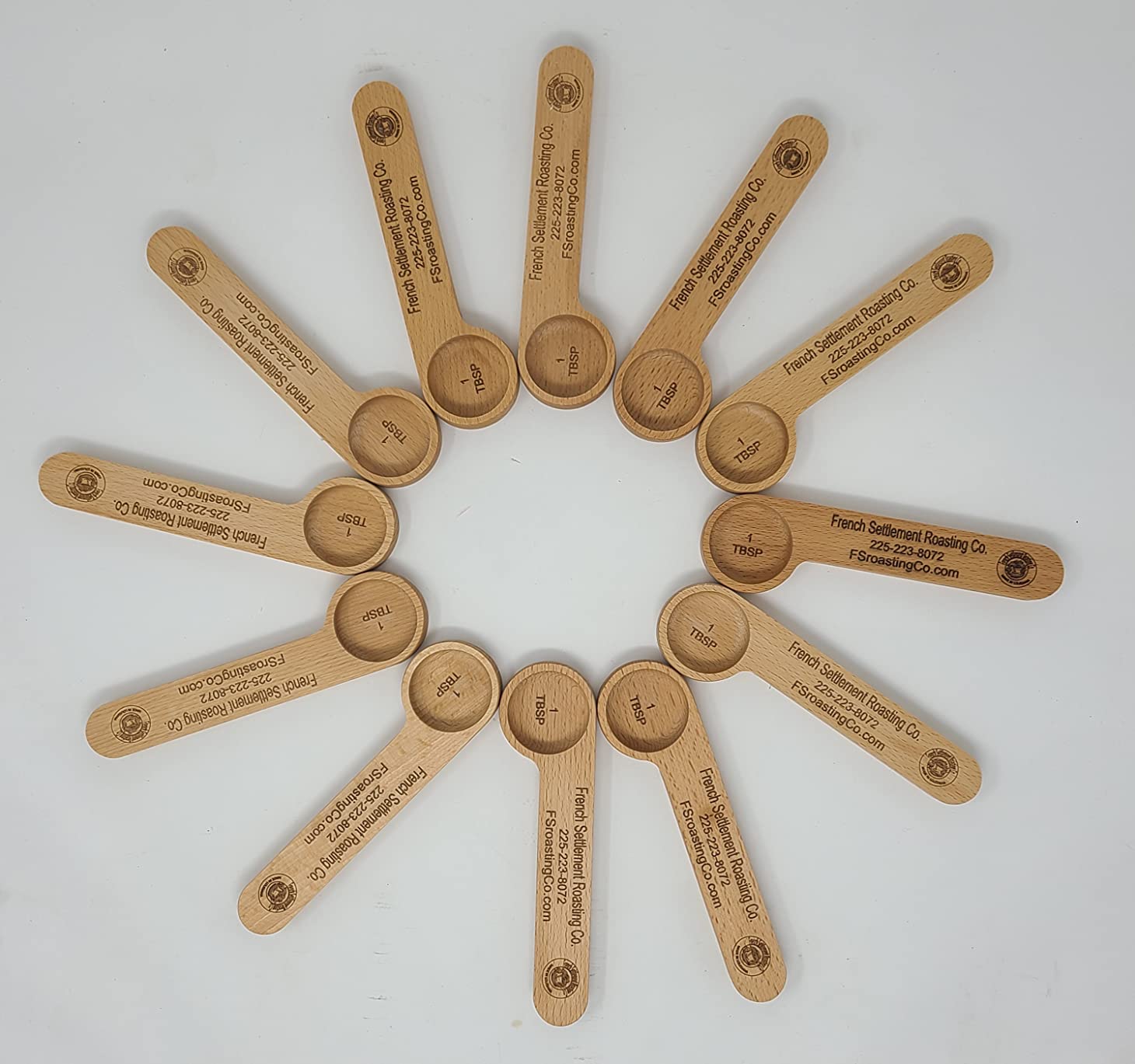 Wooden Coffee Scoop and Bag Clip, Tablespoon Wood Measuring Scoop with Bags Sealer - 2-In-1 customer photo 2