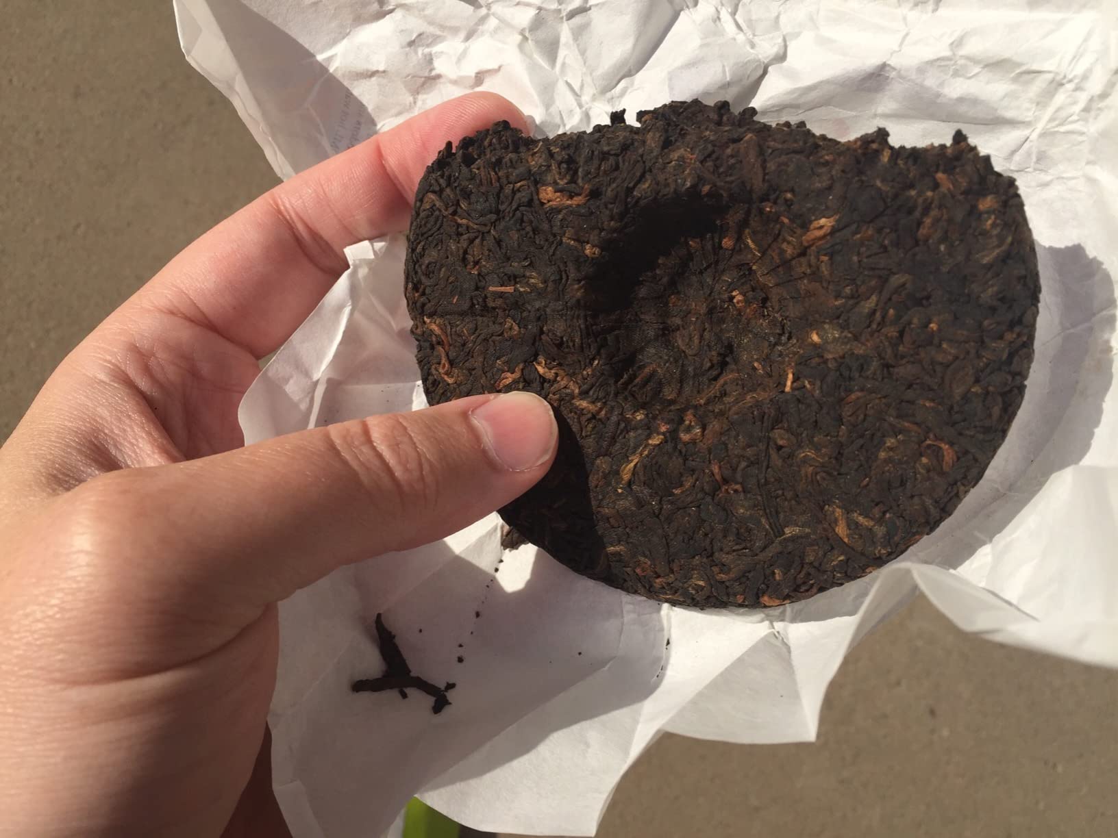 LWXLJMJZC 2020yr Aged Ripe Puerh Tea Cake 3.53oz-Dark Tea Pu erh - Shu (cook) Pu-erh Puer customer photo 2