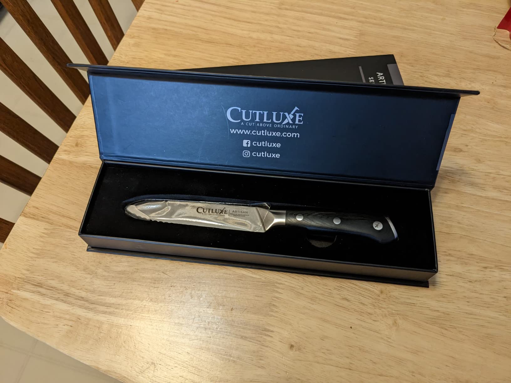Cutluxe Serrated Kitchen Utility Knife - 5