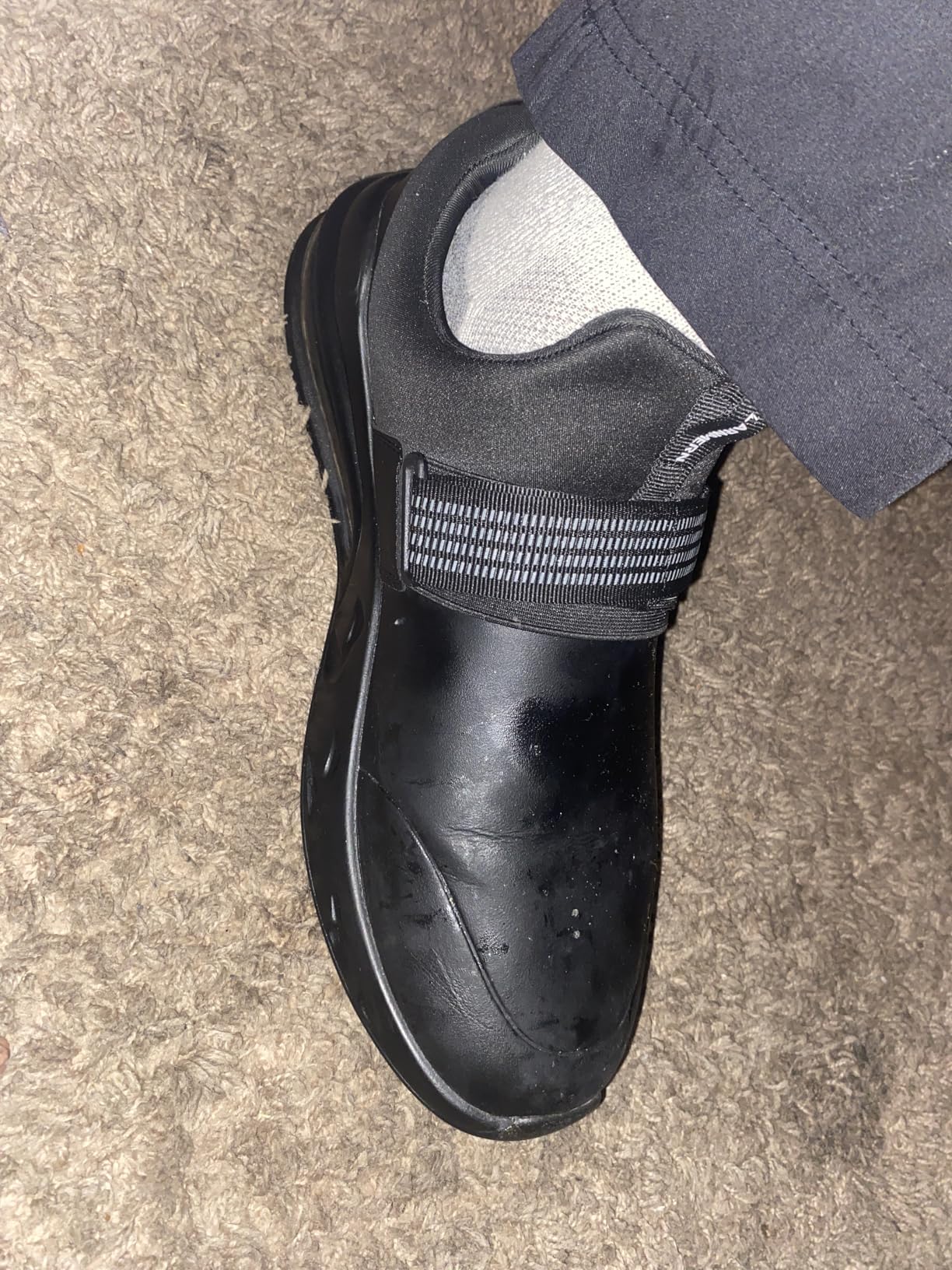 LARNMERN Men Kitchen Non Slip Resistant Shoes Work Waterproof Chef Sole-Cushion Food Service Slip-On Zapatos Trabajo Antideslizantes customer photo 1