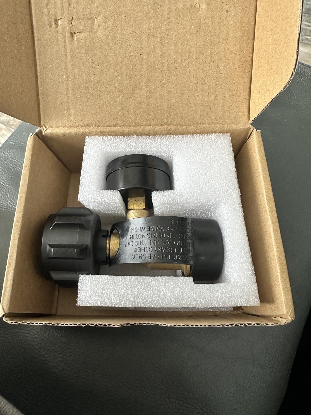 Propane Tank Gauge, 3 Colors Coded Universal for Cylinder, Grill, Heater, RV Camper and More, 5-40 Pound LP Tank Gas Level Indicator, QCC1 / Type 1 Connection customer photo 1