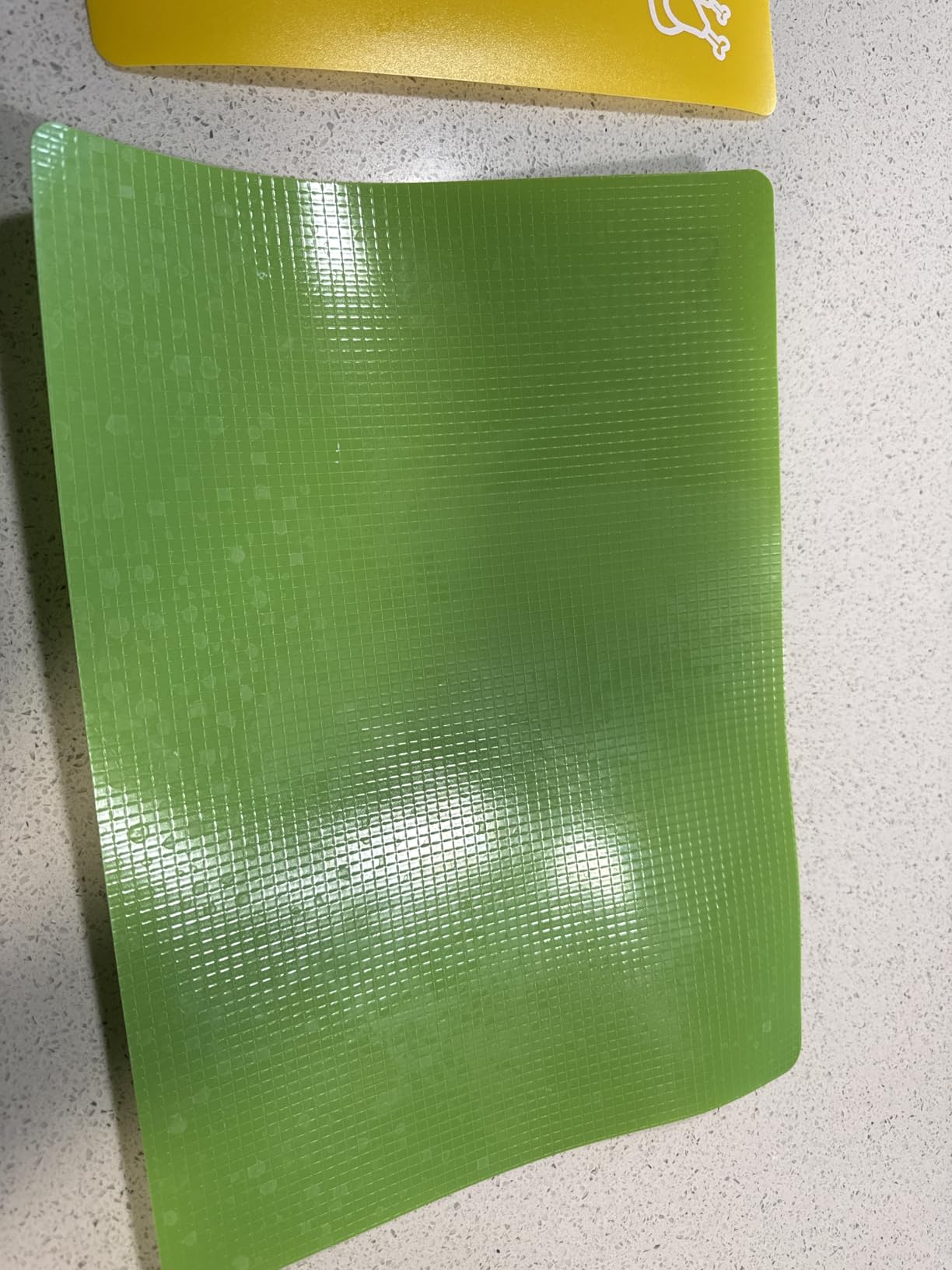 Goodluck 5 Pieces Flexible Cutting Boards, BPA Free Plastic Cutting Boards for Kitchen, Non Slip Cutting Mat for Meat and Vegetables customer photo 2