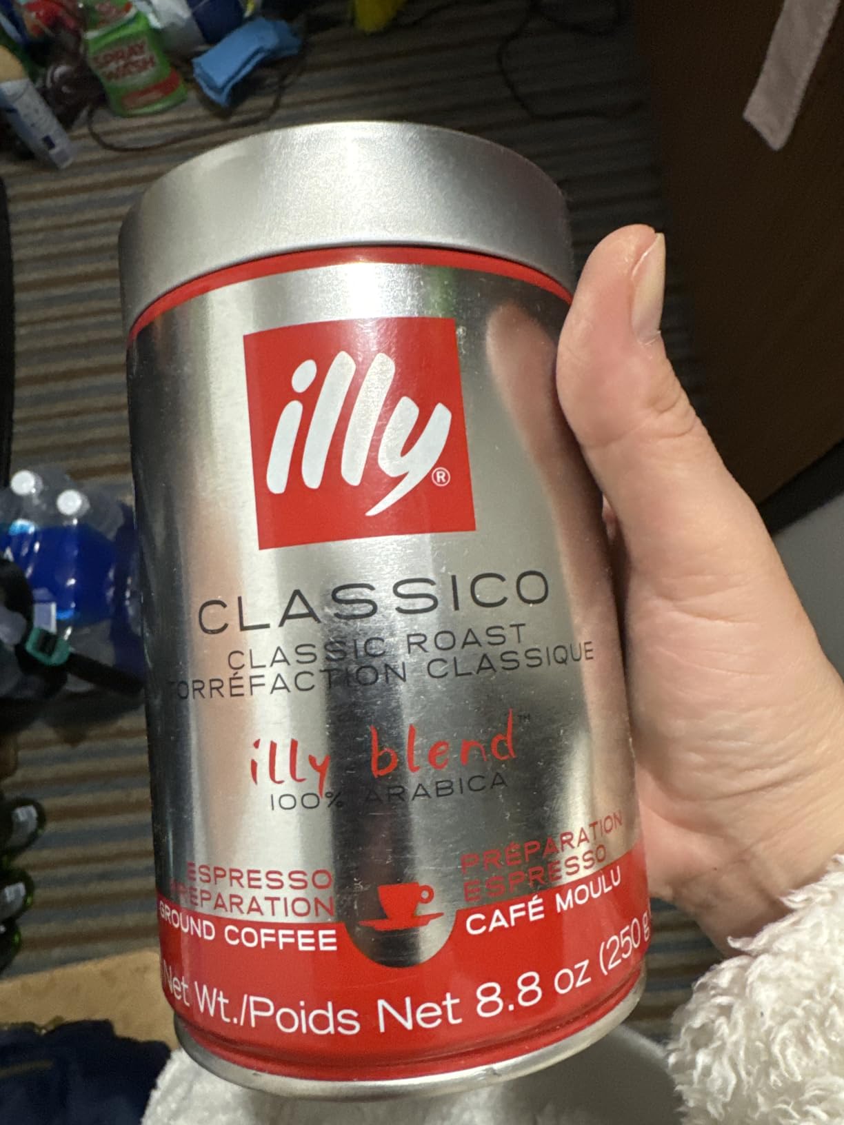 illy Instant Coffee - 100% Arabica, Intenso Dark Roast, Notes of Cocoa & Dried Fruit, 3.3 oz customer photo 1
