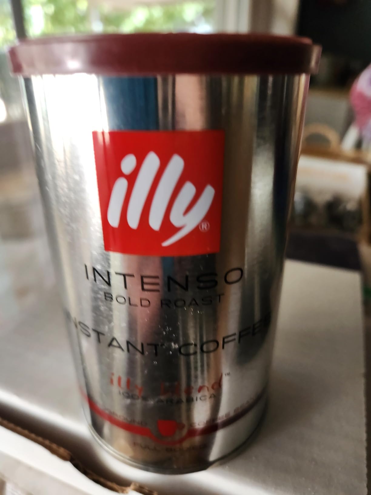 illy Instant Coffee - 100% Arabica, Intenso Dark Roast, Notes of Cocoa & Dried Fruit, 3.3 oz customer photo 2