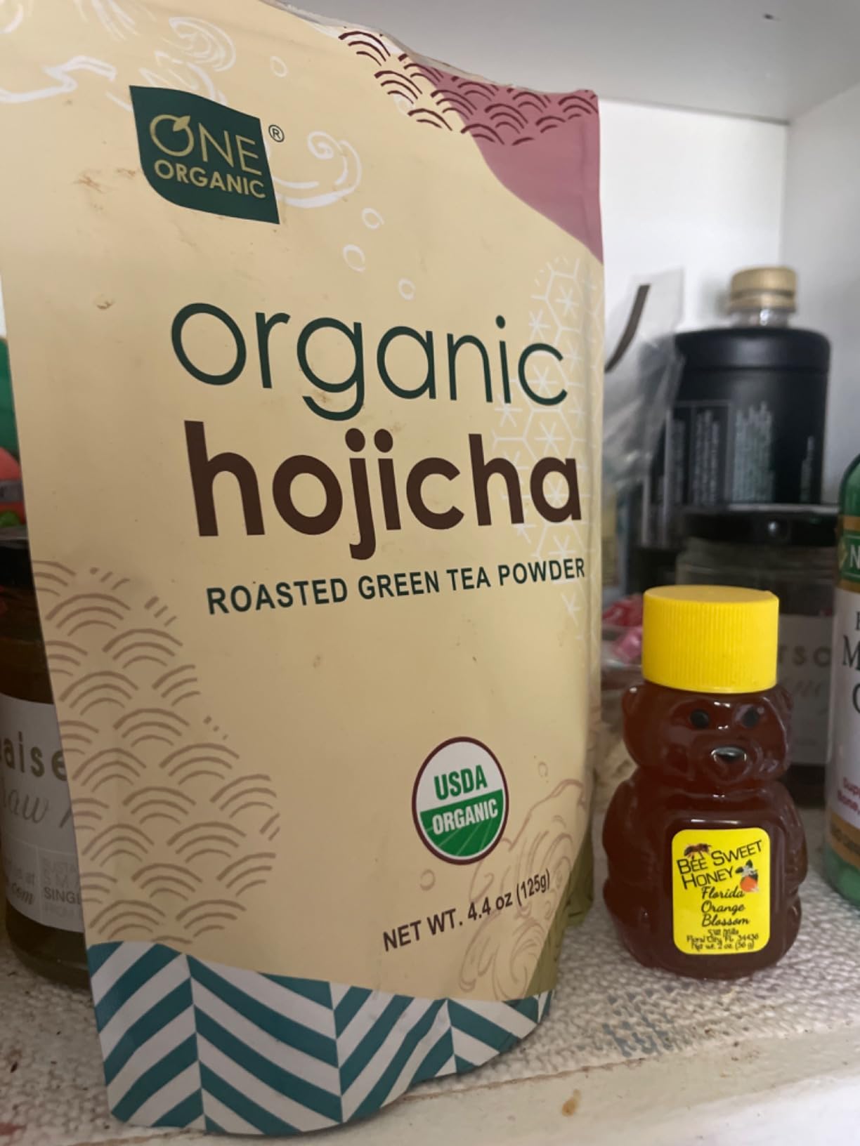ONE ORGANIC Hojicha Roasted Green Tea Powder 4.4 oz (125g) customer photo 2