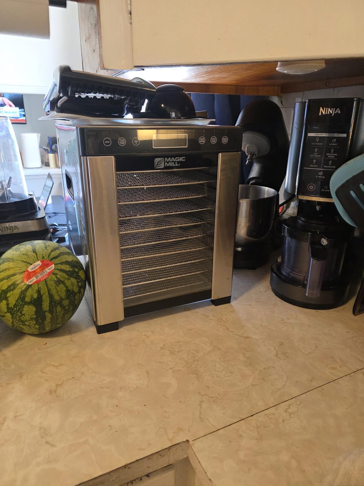 Magic Mill Pro Food Dehydrator Machine | Powerful 600W Rear Fan Even-Drying System | 7 Full-Size Stainless Steel Trays | 95°-176° Temperature Control, 48H Timer, Keep Warm + Auto Shutoff | ETL Listed customer photo 2