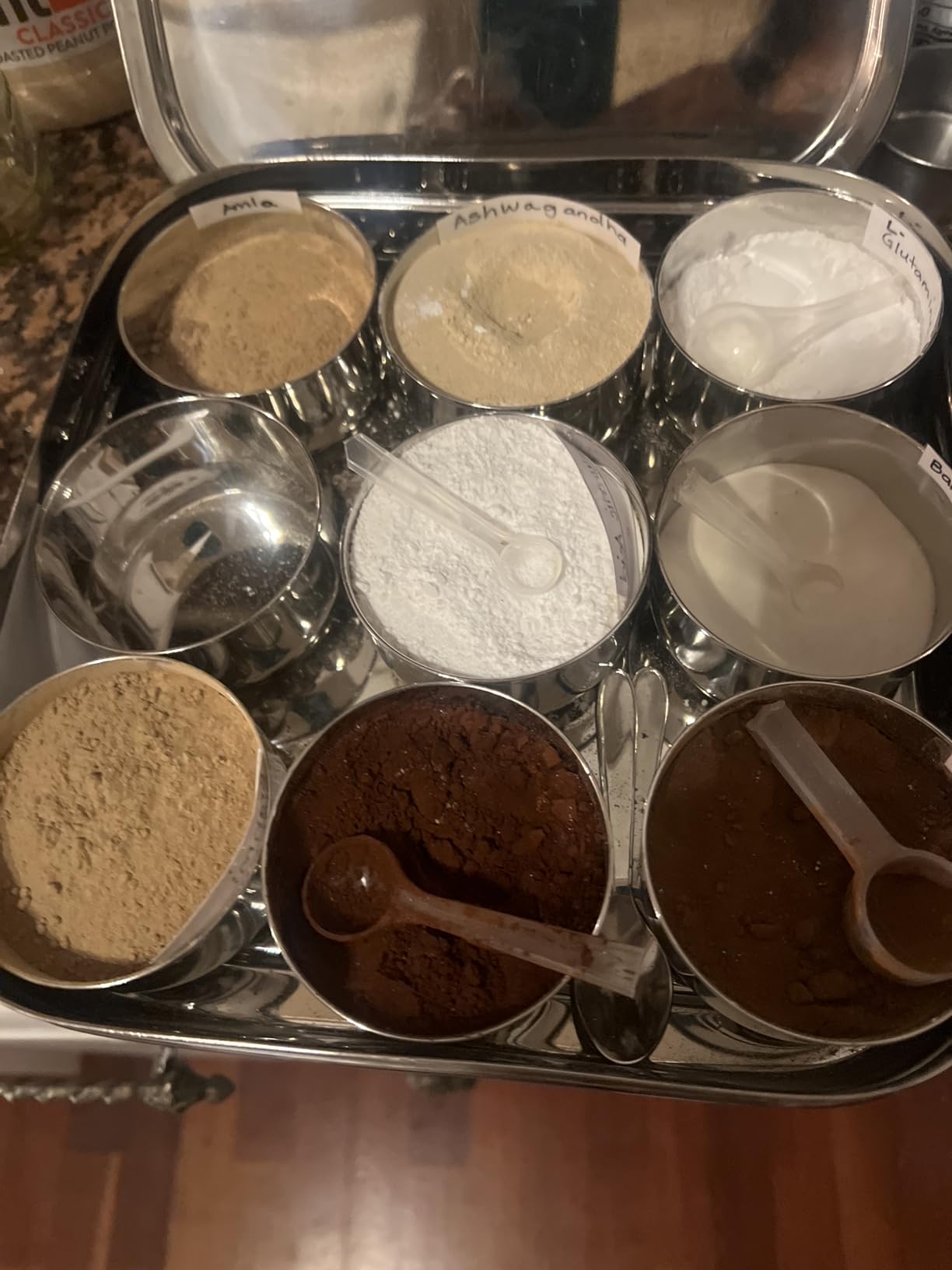 Indian Spice Tin Stainless Steel Masala Dabba LARGE Curry Cooking Spice Tiffin Tin Box Kitchen Masala Container Spice Container 9 Compartments Storage Set customer photo 1