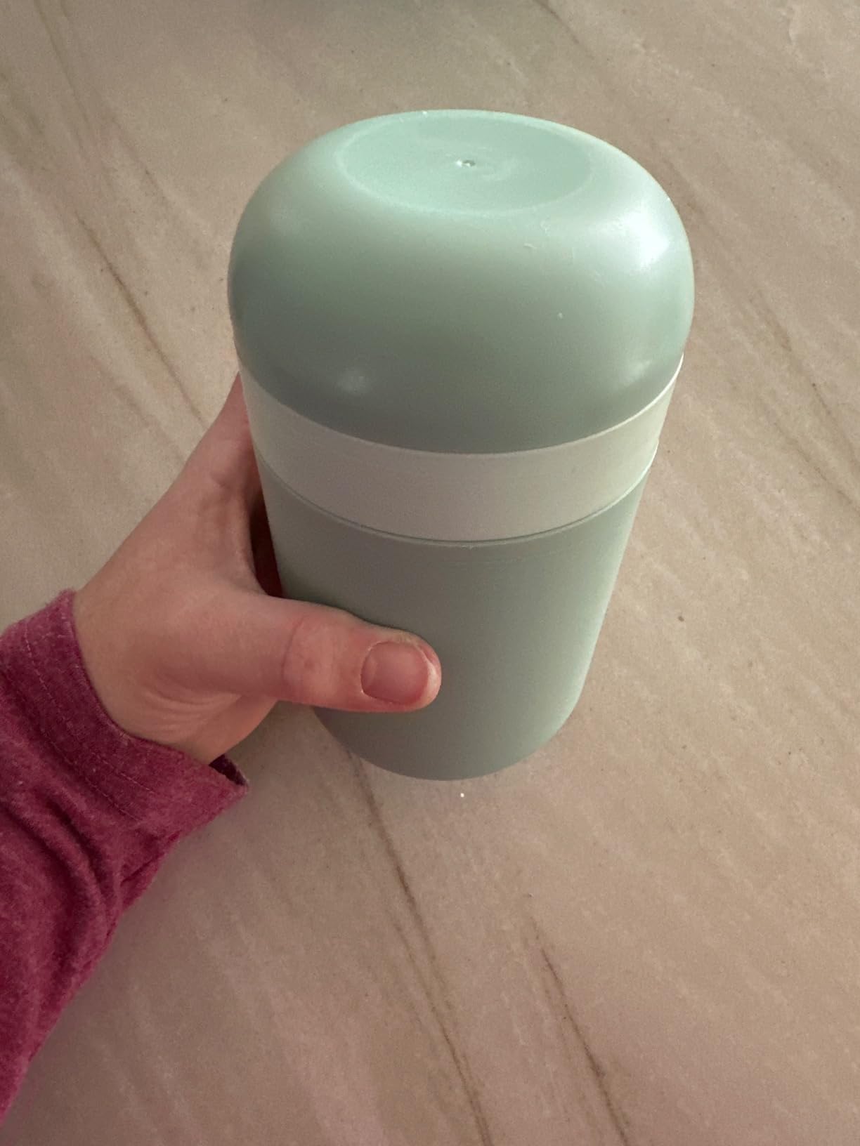 Bentgo Snack Cup - Reusable Snack Container with Leak-Proof Design, Toppings Compartment, and Dual-Sealing Lid, Portable & Lightweight for Work, Travel, Gym - Dishwasher Safe (Navy) customer photo 1