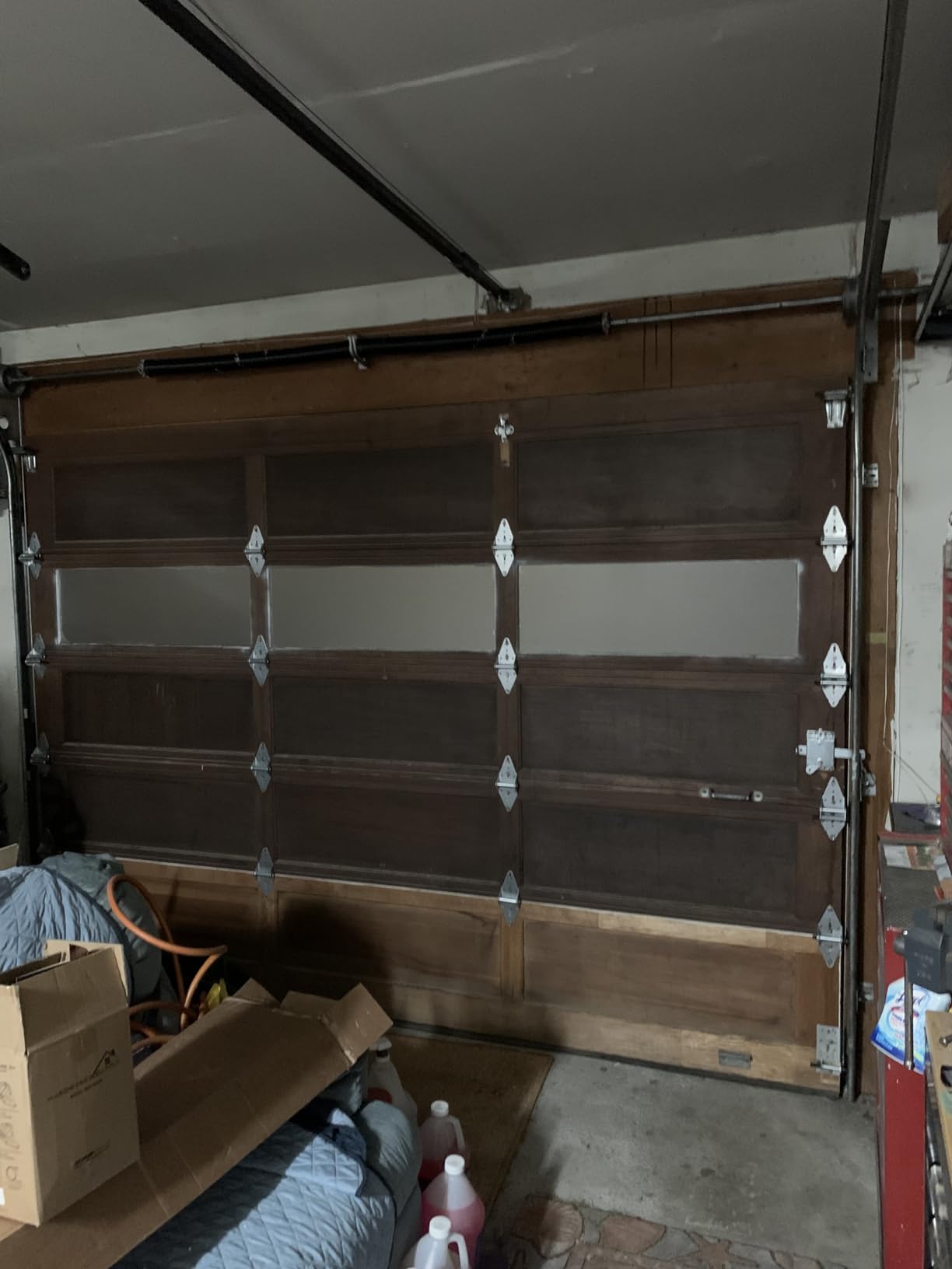 Garage Door Hinge Roller Bracket Hardware Tune Up Kit (8' Height (16'x8' or 18'x8')) customer photo 1