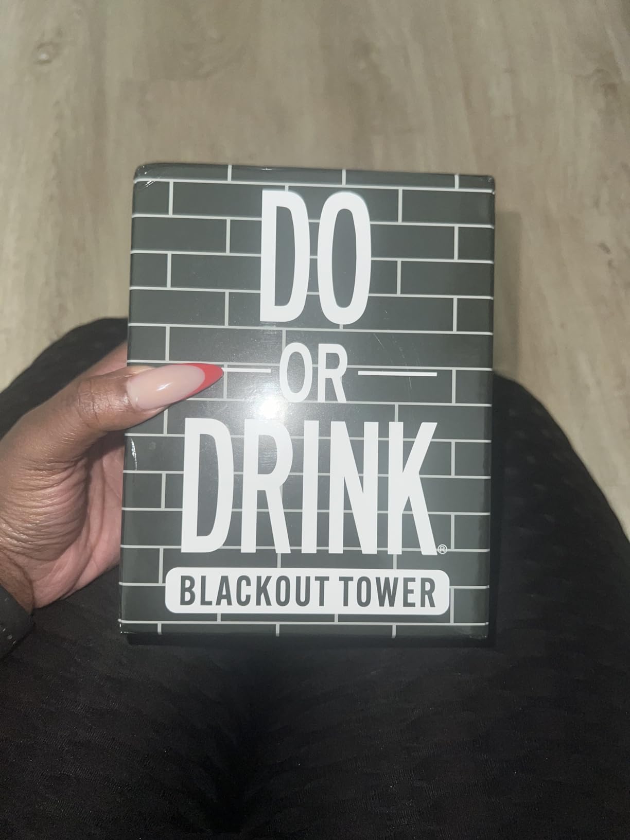 Do or Drink Blackout Tower Drinking Game - Adult Party Game with 54 Blocks and Challenges - Fun Drunk Game for Game Night - Great Gift for Pregames, Bachelorettes, Couples customer photo 2