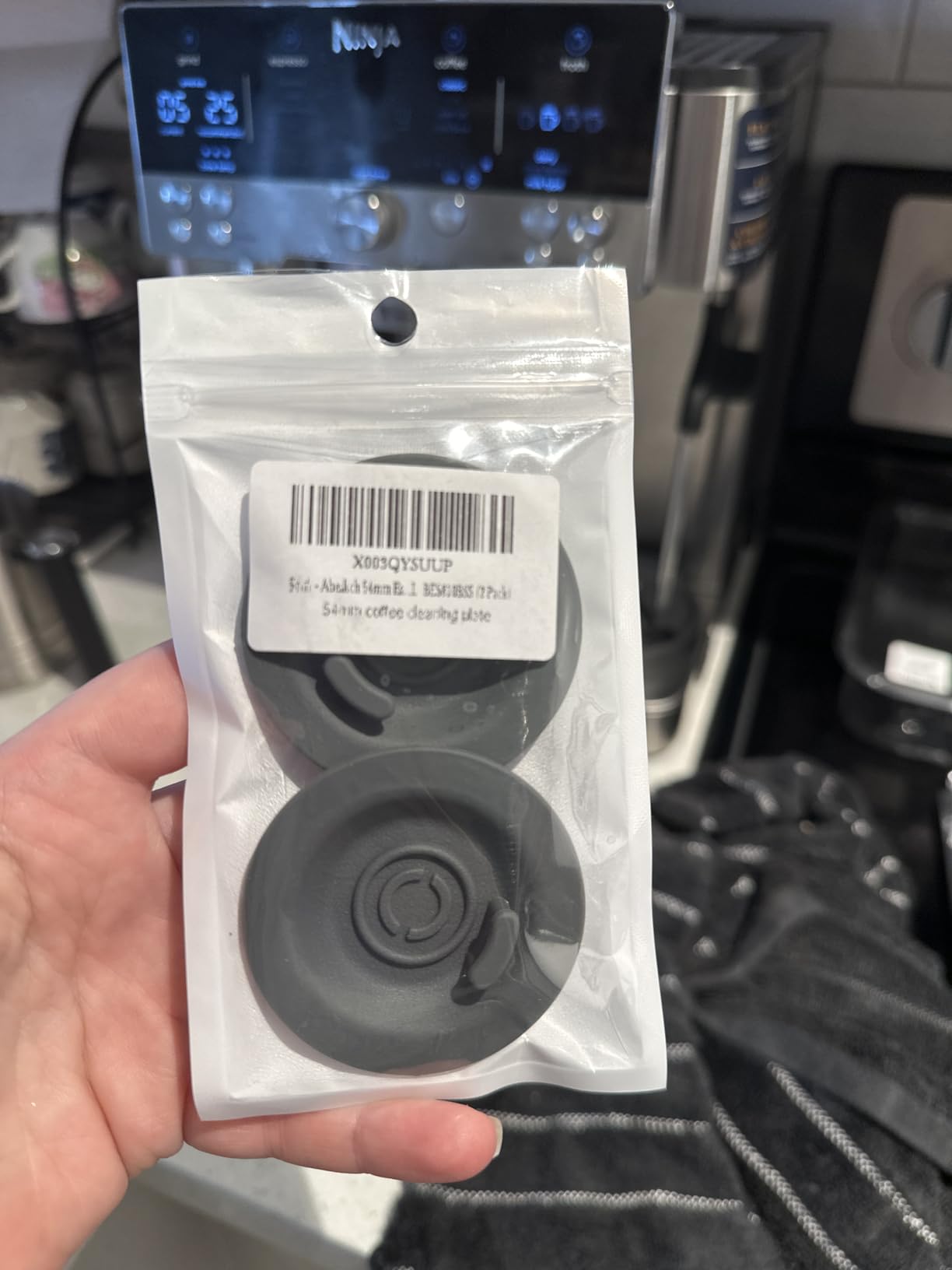 2 Pack 54mm Espresso Backflush Cleaning Disc For Breville Espresso Machines - 54mm Backflush Disc Compatible with Breville BES870XL/ BES878BSS/ BES880/ BES840XL/ BES810BSS customer photo 1