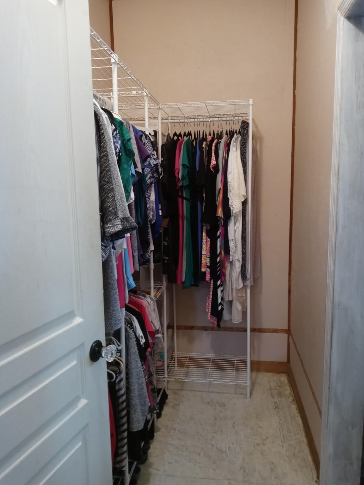 VIPEK V50 Closet Organizer System, Extra Large Heavy Duty Wardrobe Closet with Adjustable Shelves, Freestanding Clothing Rack for Bedroom, Walk-in Closet, Apartment, 1300 lbs Capacity, White customer photo 2