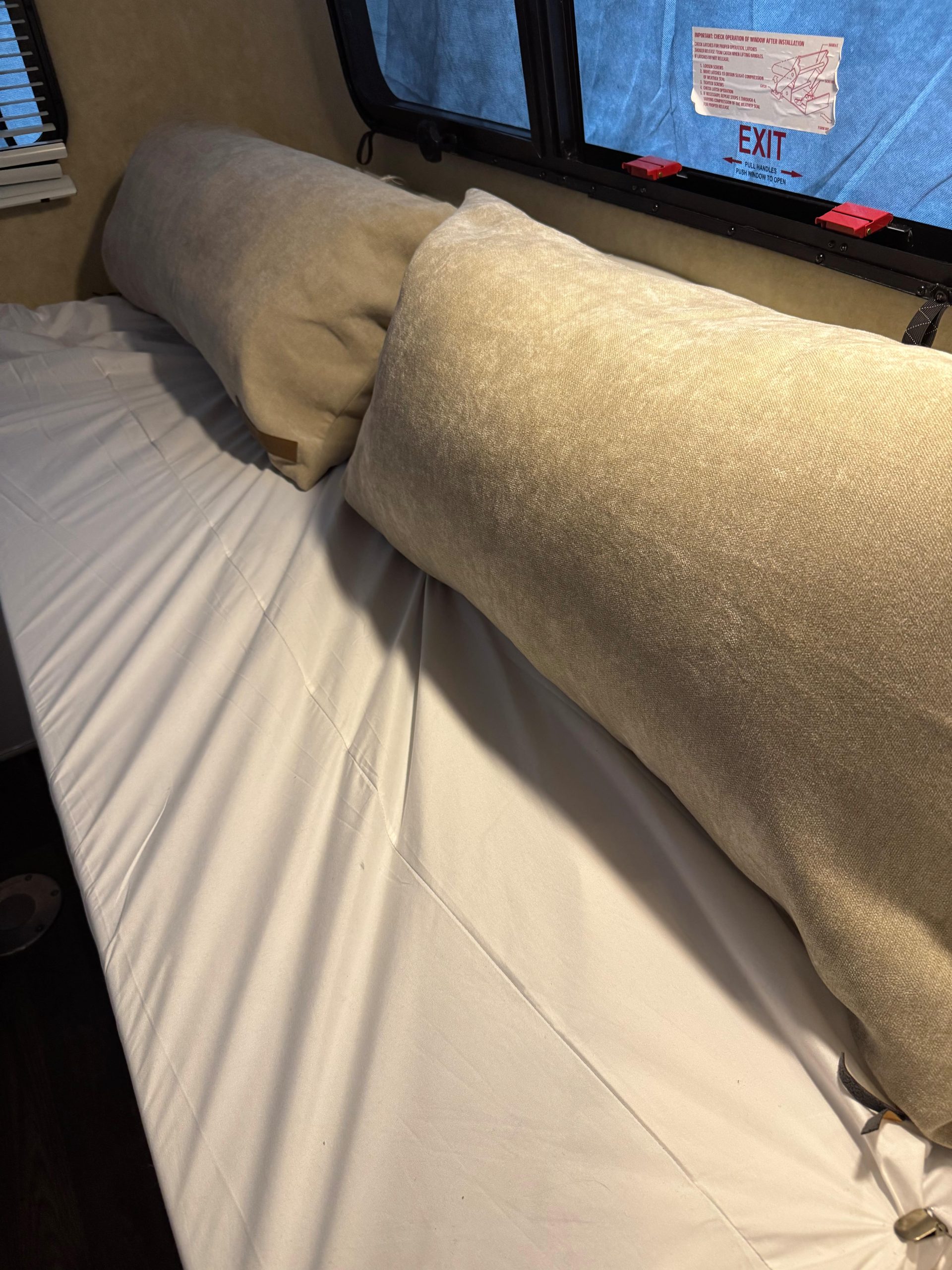 THE STORAGE PILLOW XL zippered storage Pillowcase FILL w Clothes Bedding Blankets to maximize Space - RV Camper Dorm Tiny Home Boat Inside Organization Ideas Accessories - Small Space Storage Solution customer photo 1