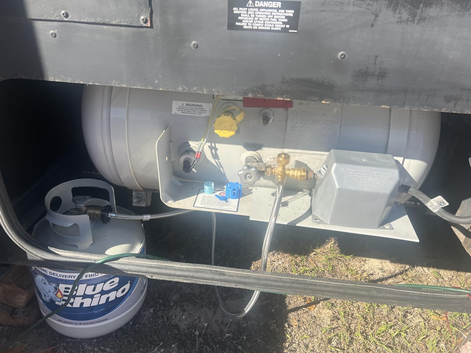 GASPRO Propane Tank Gauge, Propane Level Indicator for 5-20LB Tanks, Perfect for RV Camper, Propane Heater, Fire Pit, Gas Grill and More, QCC1/Type 1 Connection customer photo 2