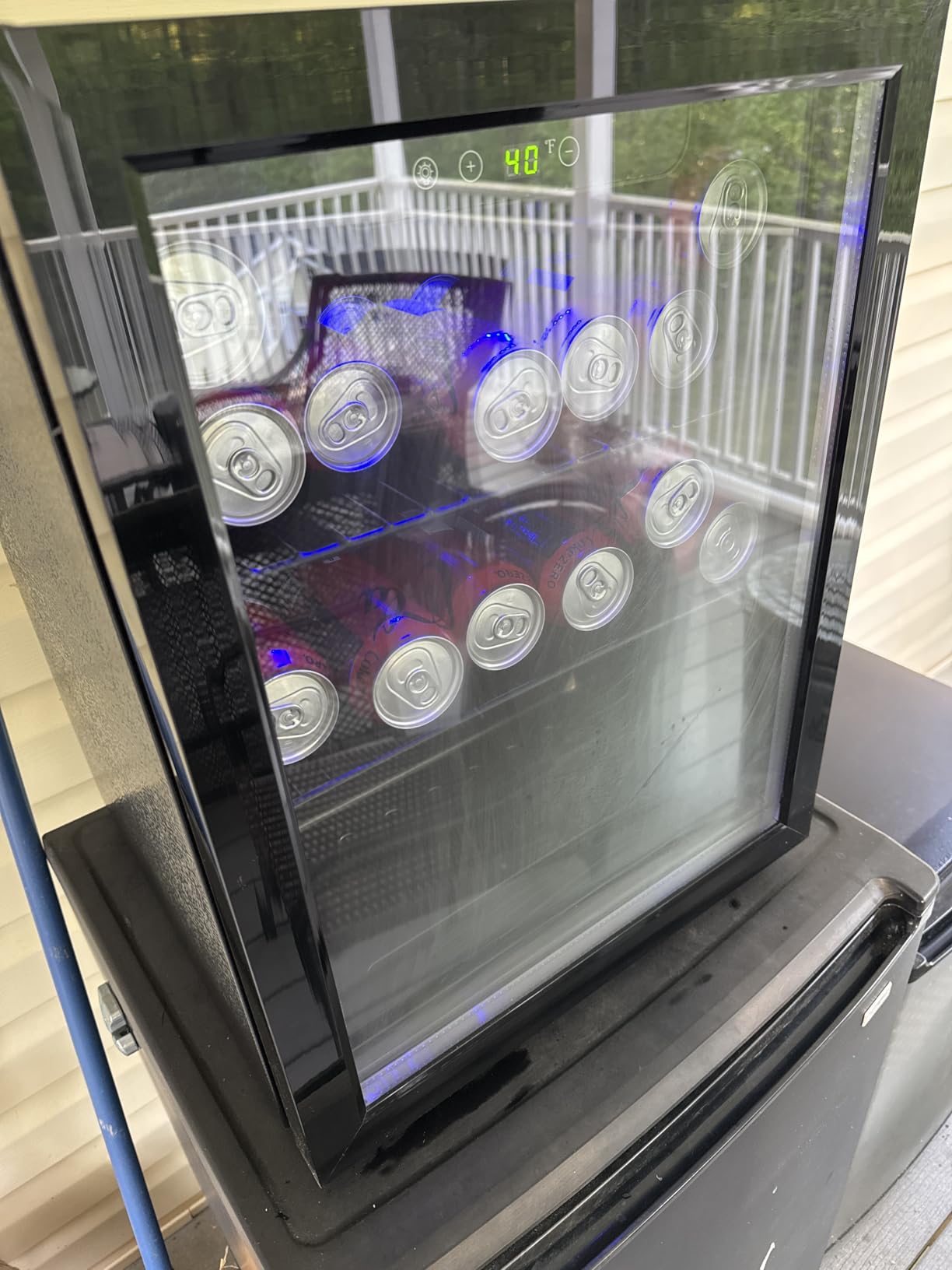 Antarctic Star Beverage Refrigerator Cooler 68 Can, Mini Fridge with Glass Door for Beer Drinks Wine,Freestanding Small Fridge with Electronic Temperature Control for Home and Bar,1.7 cu.ft customer photo 2