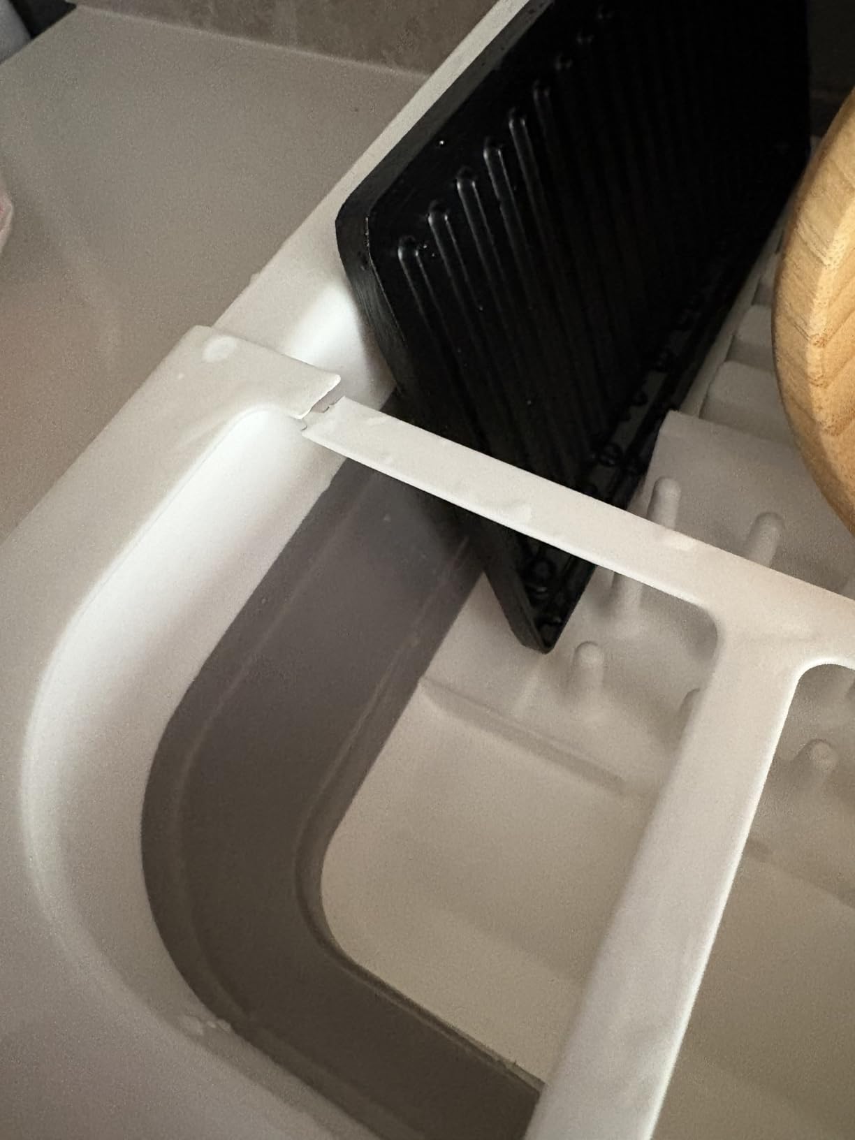 Collapsible Dish Drying Rack with Rotating Drain & Plug, Space-Saving Dish Drainers for Kitchen Counter, Portable Dish Rack Over Sink Drying Dinnerware, Travel Trailer RV Camping Essentials customer photo 2