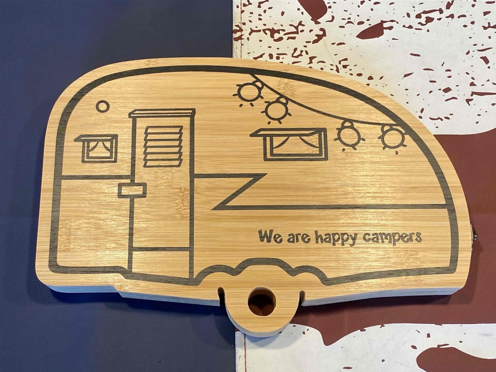Foldable Bamboo Charcuterie Board Set - Unique Cheese Cutting Board Gift Set for Mom, Dad, Couple or House Warming customer photo 2