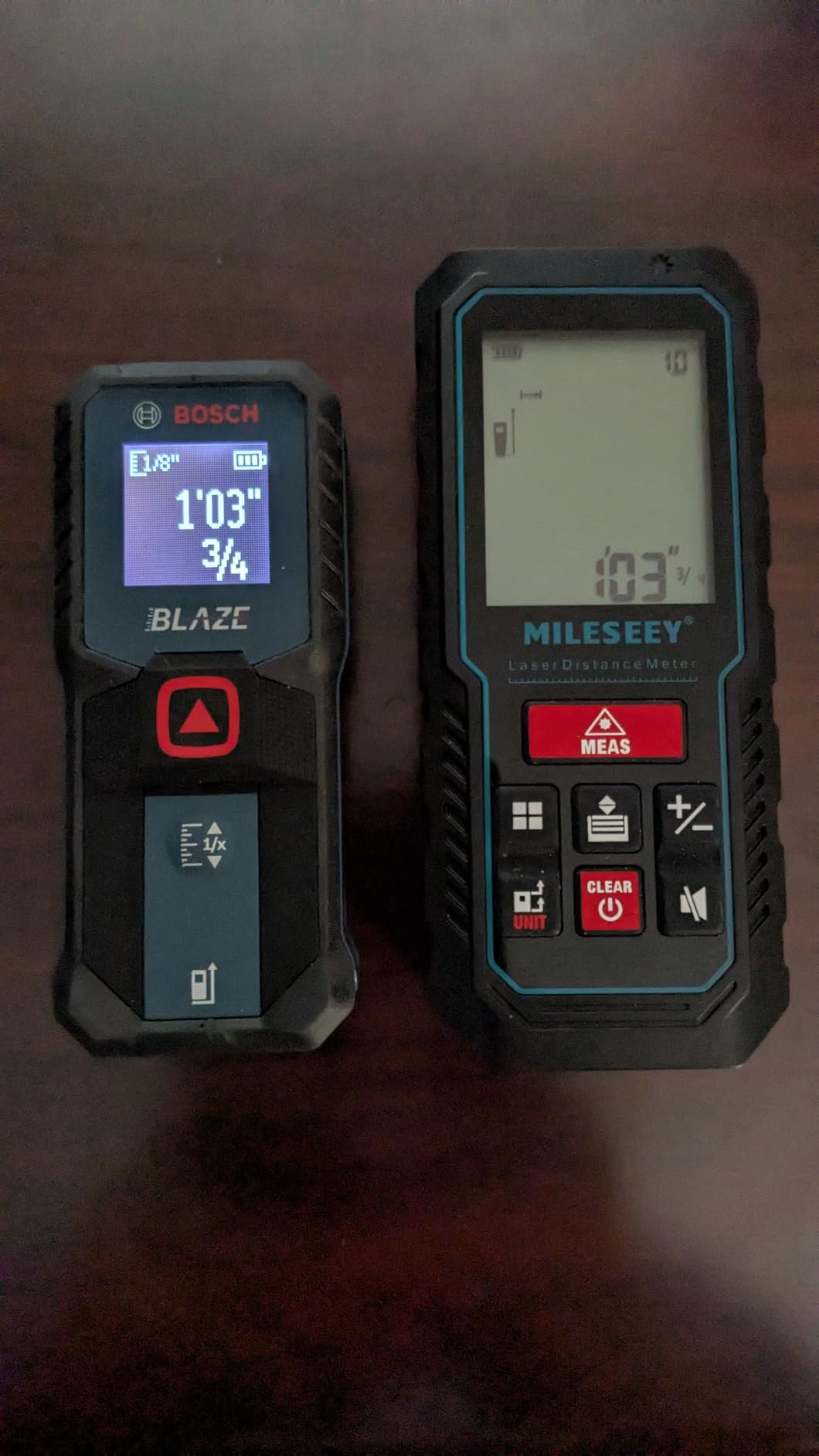 BOSCH GLM100-23 100 Ft Blaze Laser Distance Measure, Includes 2 AA Batteries customer photo 2