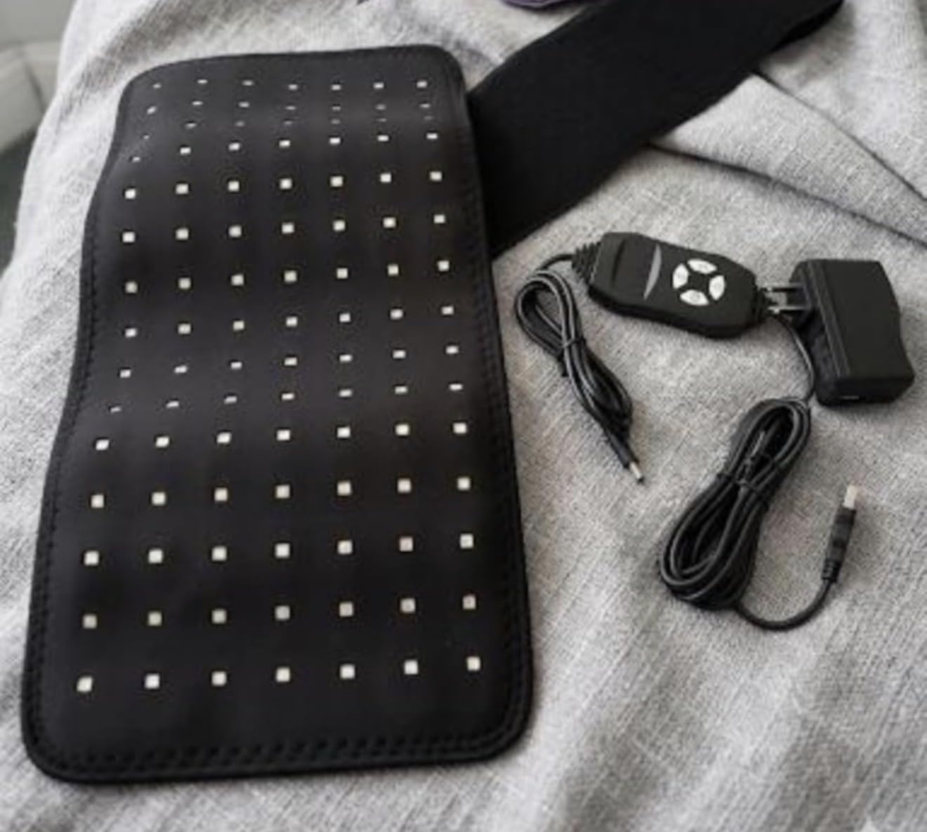 Red Light Therapy Infrared Light Therapy Pad for Body Pain NIR Deep Therapy for Back Knee Hands Feet Relief Portable 660nm 850nm Home Heating Light Therapy Wrap Belt Gift for Women Men customer photo 2