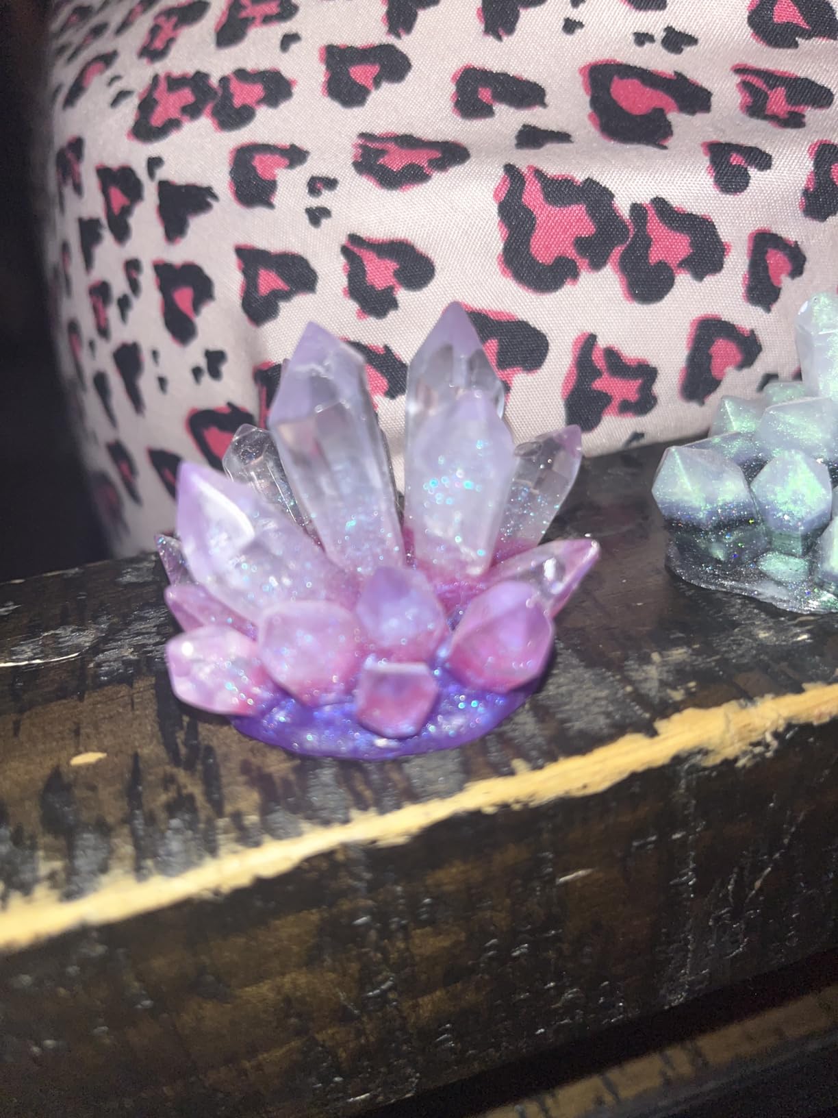 LET'S RESIN Crystal Cluster Resin Molds, Large and Small Size Crystal Shape Silicone Molds for Resin, Quartz Epoxy Resin Molds for Resin Crafts, DIY Crystal Heal Stone, Home Craft Decor customer photo 2