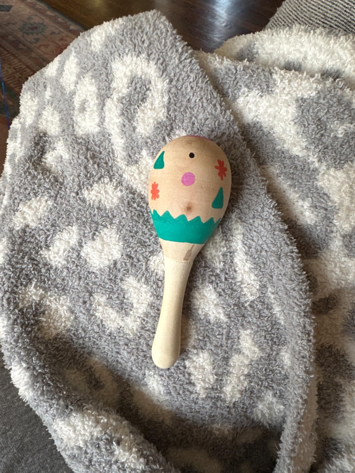 Morcheiong 24Pcs DIY Mini Wooden Maracas for Kids with 24Pcs Multicolor Pens, Fiesta Mexican Maracas Favors, Cinco De Mayo Party Supplies Decorations customer photo 1