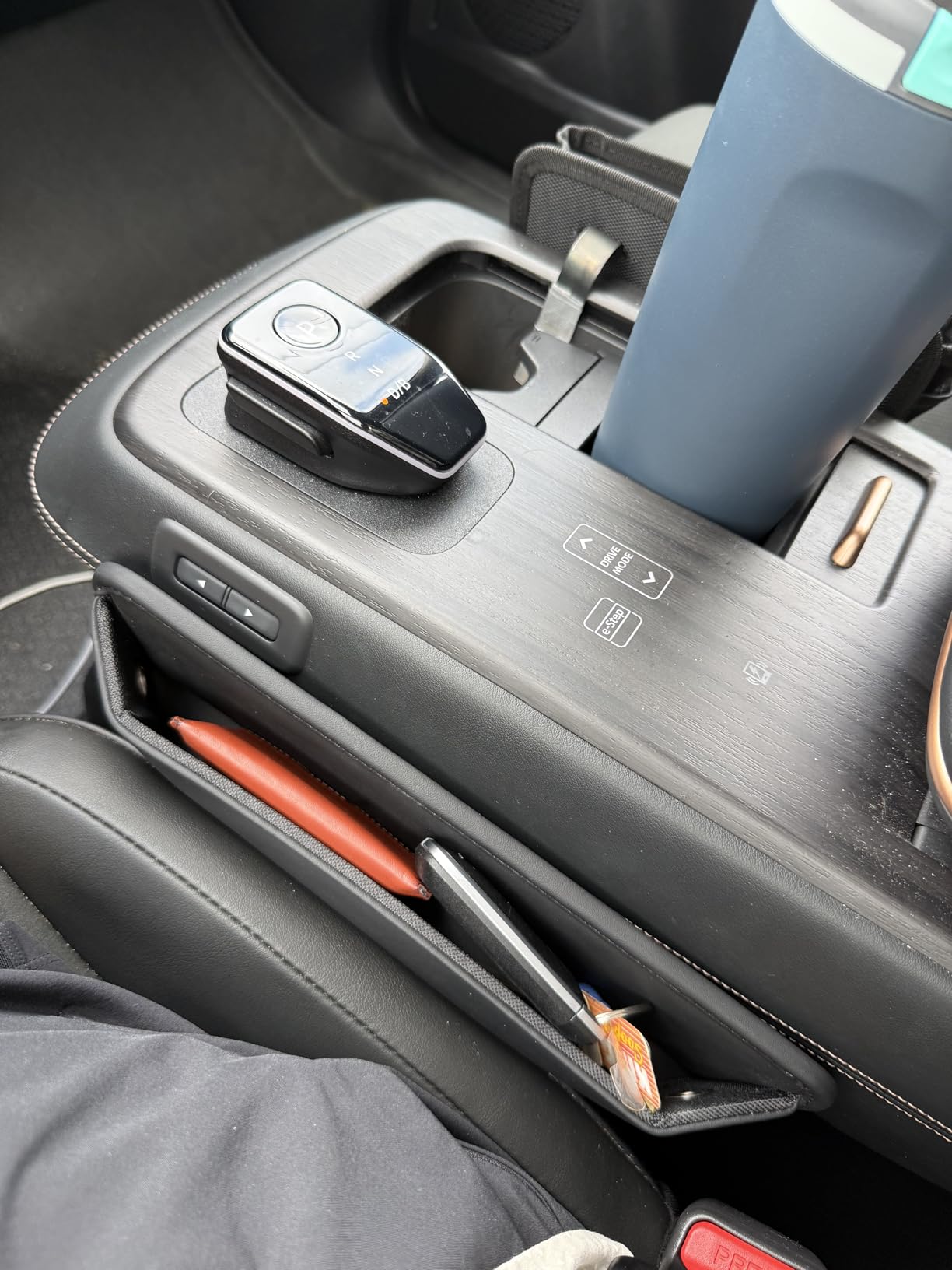 Premium Leather Car Seat Gap Filler Organizer (0.2
