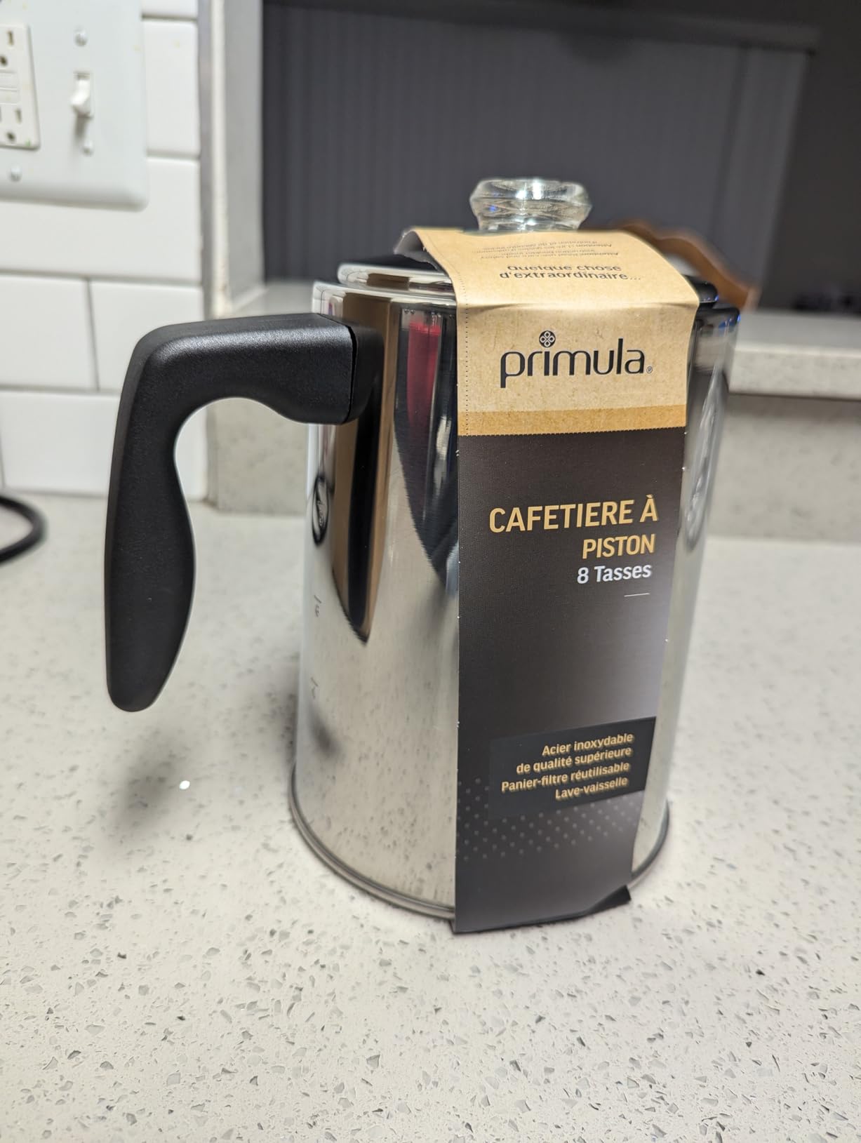 Primula Stovetop Coffee Percolator, Premium Stainless Steel Coffee Maker with Reusable Filter Basket, 8 Cup customer photo 1