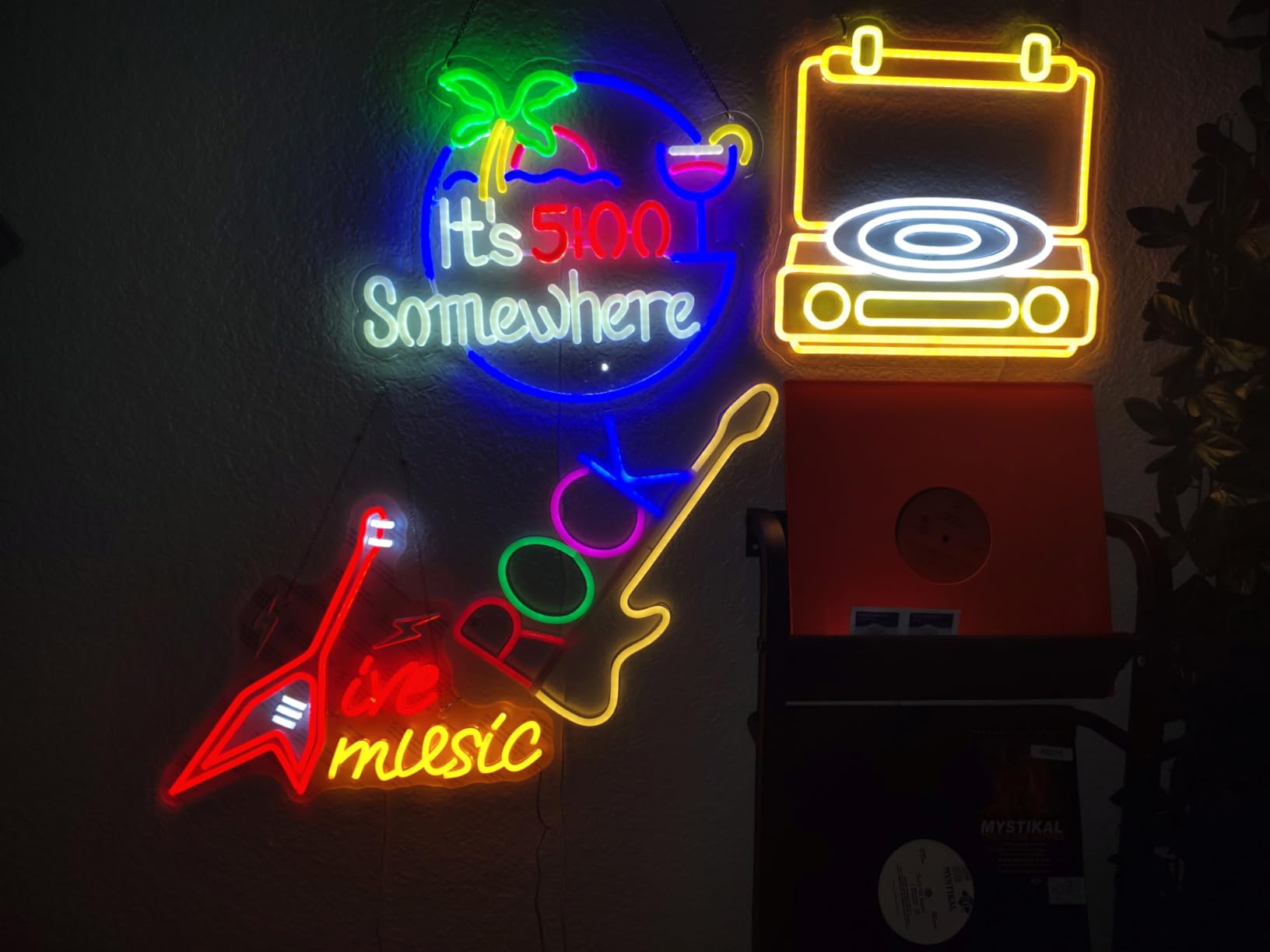 NOSUN Cat Beer Neon Sign Cat Funny Bar Neon Signs for Wall Decor with Dimmable customer photo 1