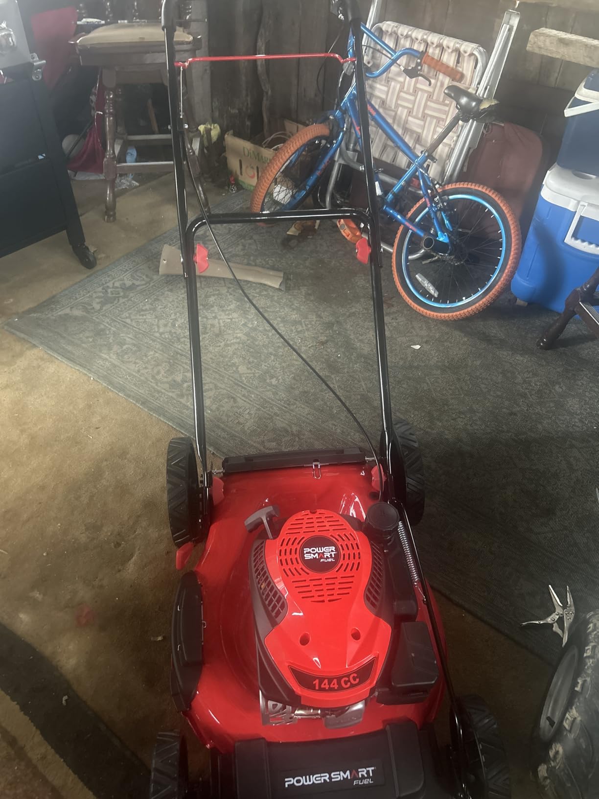 PowerSmart EasyGlide 21-Inch Gas Lawn Mower, 144cc 4-Stroke OHV Engine, Push Walk-Behind, 3-in-1 Mulch/Bag/Side Discharge, Steel Deck, 6 Height Adjustment customer photo 1