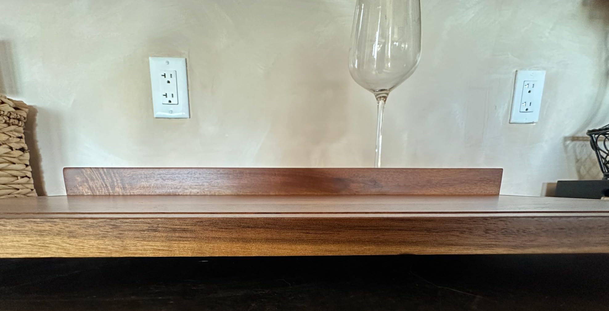 Gourmet Basics by Mikasa Picnic Wine and Charcuterie Acacia Wood Serving Tray, 20 x 13 Inch, Multicolored customer photo 1