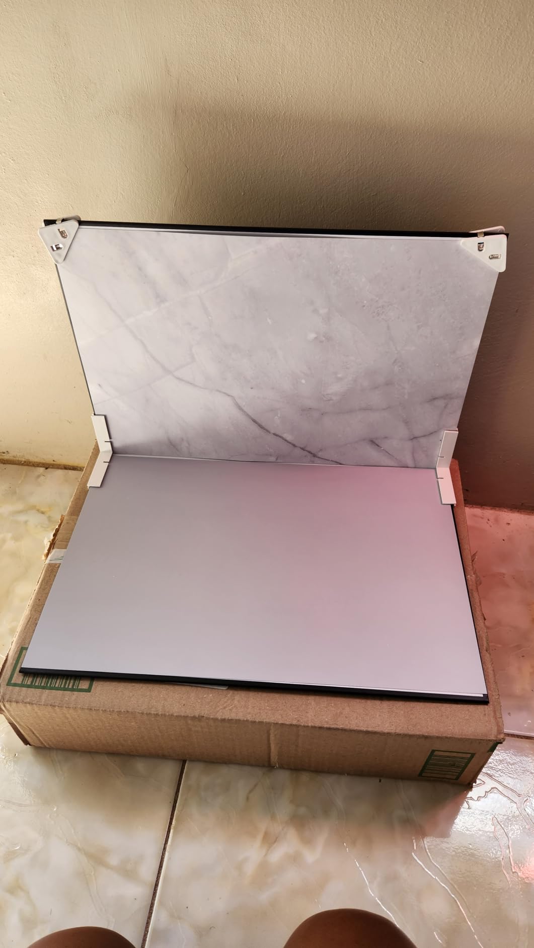 Food Photography Photo Backdrops Board: 7Pcs 12Patterns Product Background Table Top Kit - Flat Lay Props for Jewelry.(Medium Size 16.6x13.3in) customer photo 1
