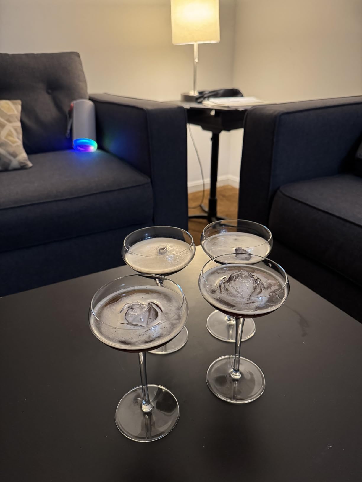 Libbey Signature Stratford Coupe Cocktail Glasses Set of 4, Artful, Lavish Coupe Martini Glasses, Stemmed Cocktail Glasses for Weddings, Birthdays customer photo 1