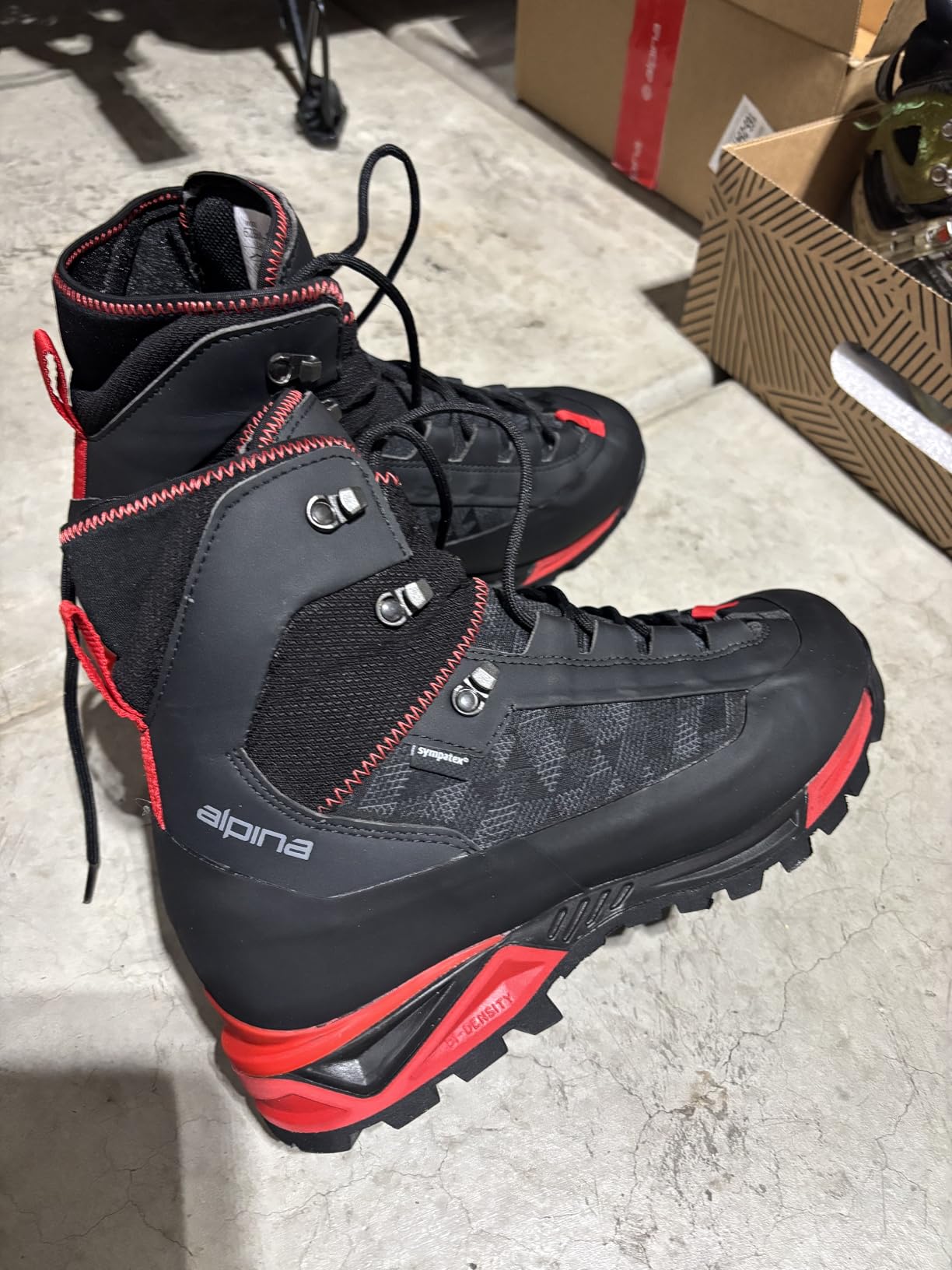 CARABINER Mountaineering Hiking Boot - Sympatex Breathable Membrane - Made in Europe customer photo 2