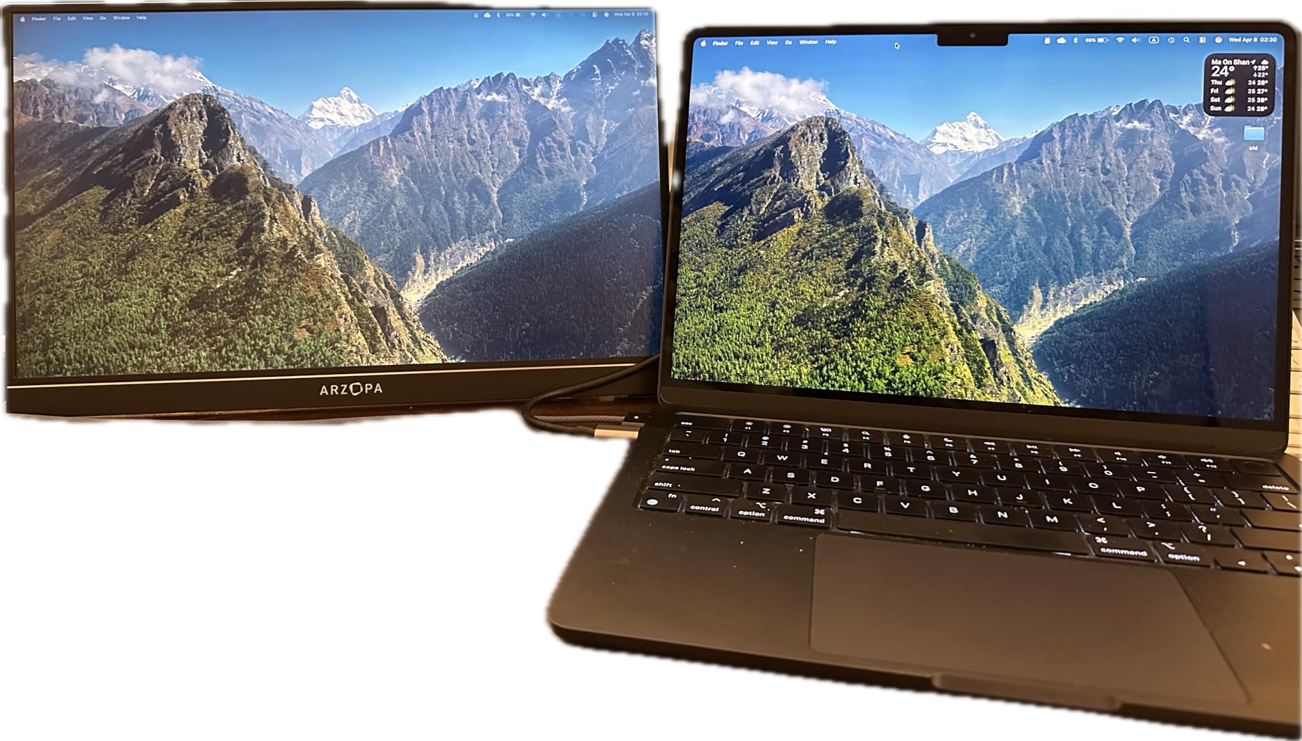 ARZOPA 16.1'' 144Hz Portable Gaming Monitor, 106% sRGB 1080P FHD Kickstand Portable Monitor with HDR, Ultra Slim, Eye Care, External Second Screen for Laptop, PC, PS5, Mac, Xbox-Z1FC customer photo 1