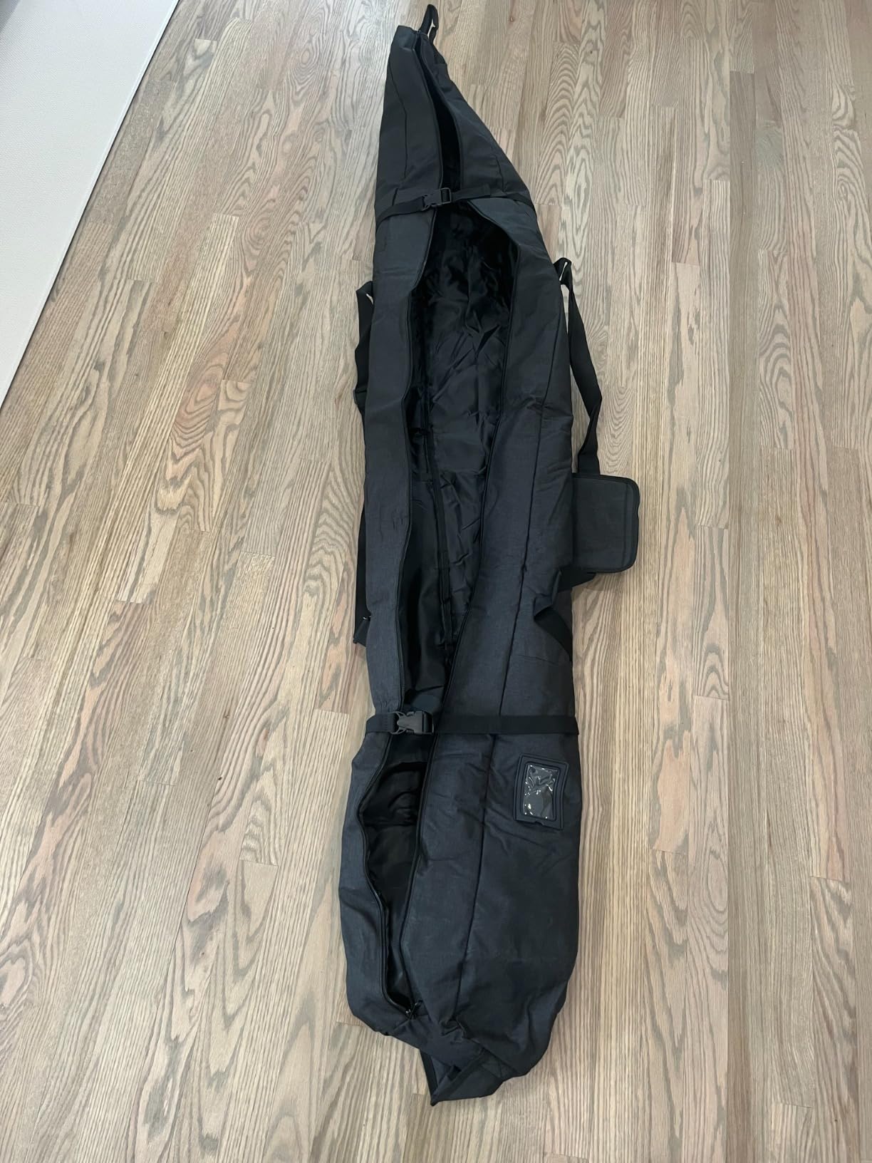 Ski Bag for Air Travel,Single Ski Carry Bag With Fully Padded Protection,Water-Resistant and Durable Fits Up From 175cm to 190cm Skis. customer photo 2