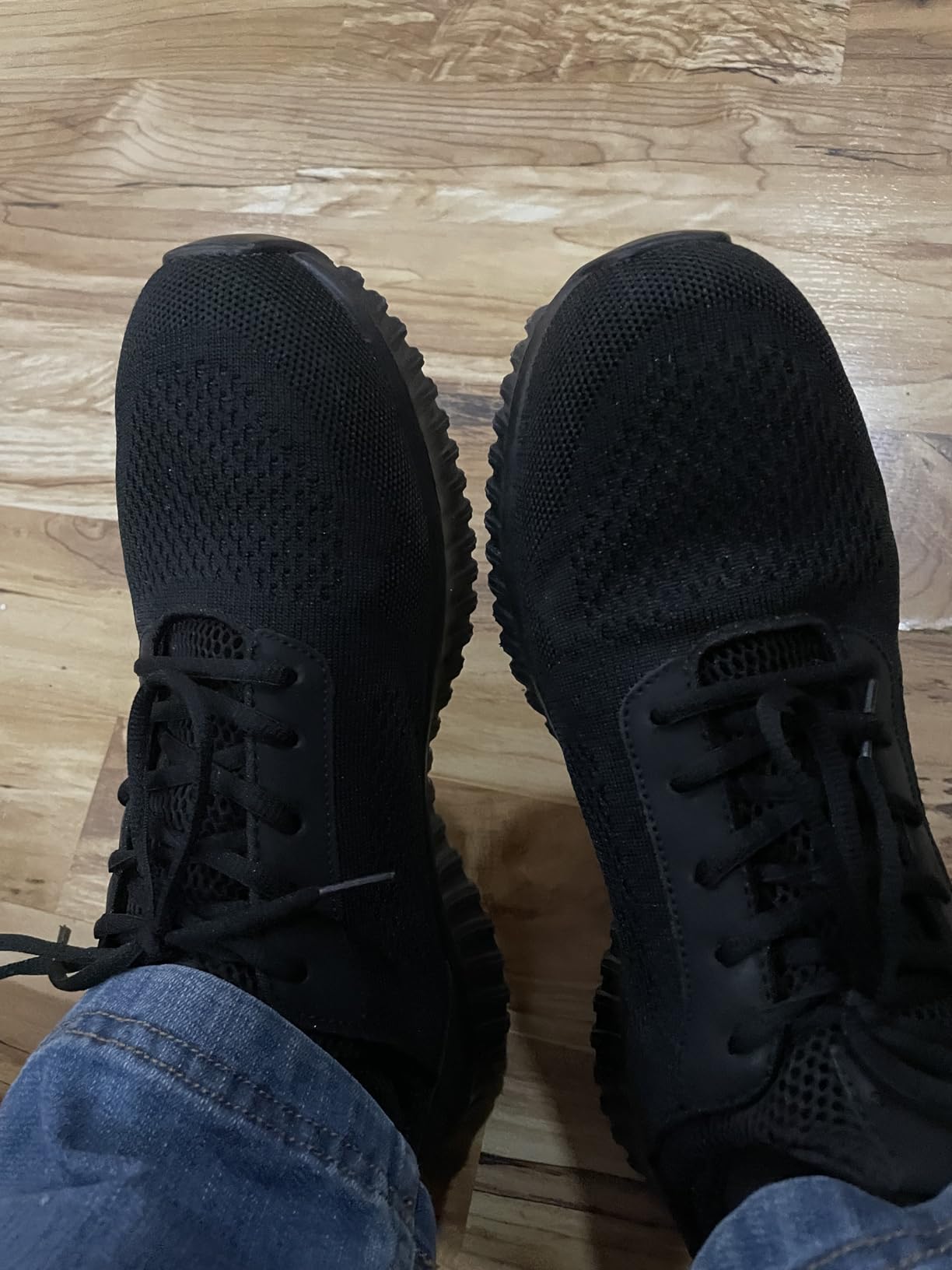 Bruno Marc Men's Non Slip Work Shoes Walking Zapatos Trabajo Black & Lightweight Sneakers Food Service Chef Kitchen Restaurant customer photo 1
