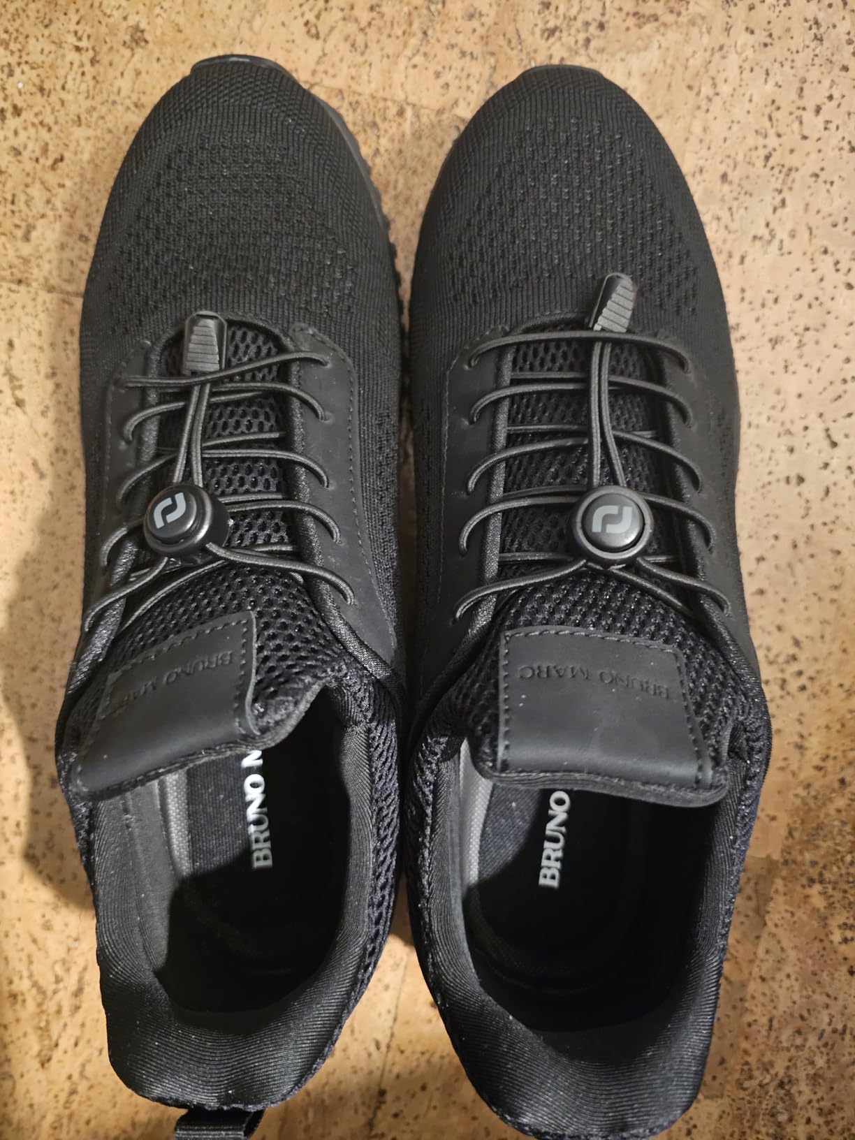 Bruno Marc Men's Non Slip Work Shoes Walking Zapatos Trabajo Black & Lightweight Sneakers Food Service Chef Kitchen Restaurant customer photo 2
