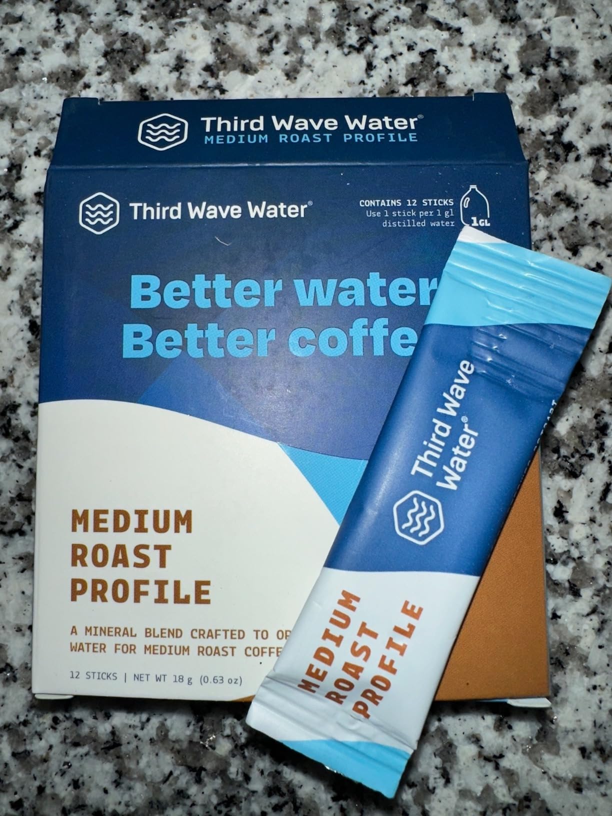 Third Wave Water Medium Roast For Brewing The Best Coffee 12 Single Gallon Sticks, As Seen On Shark Tank customer photo 2