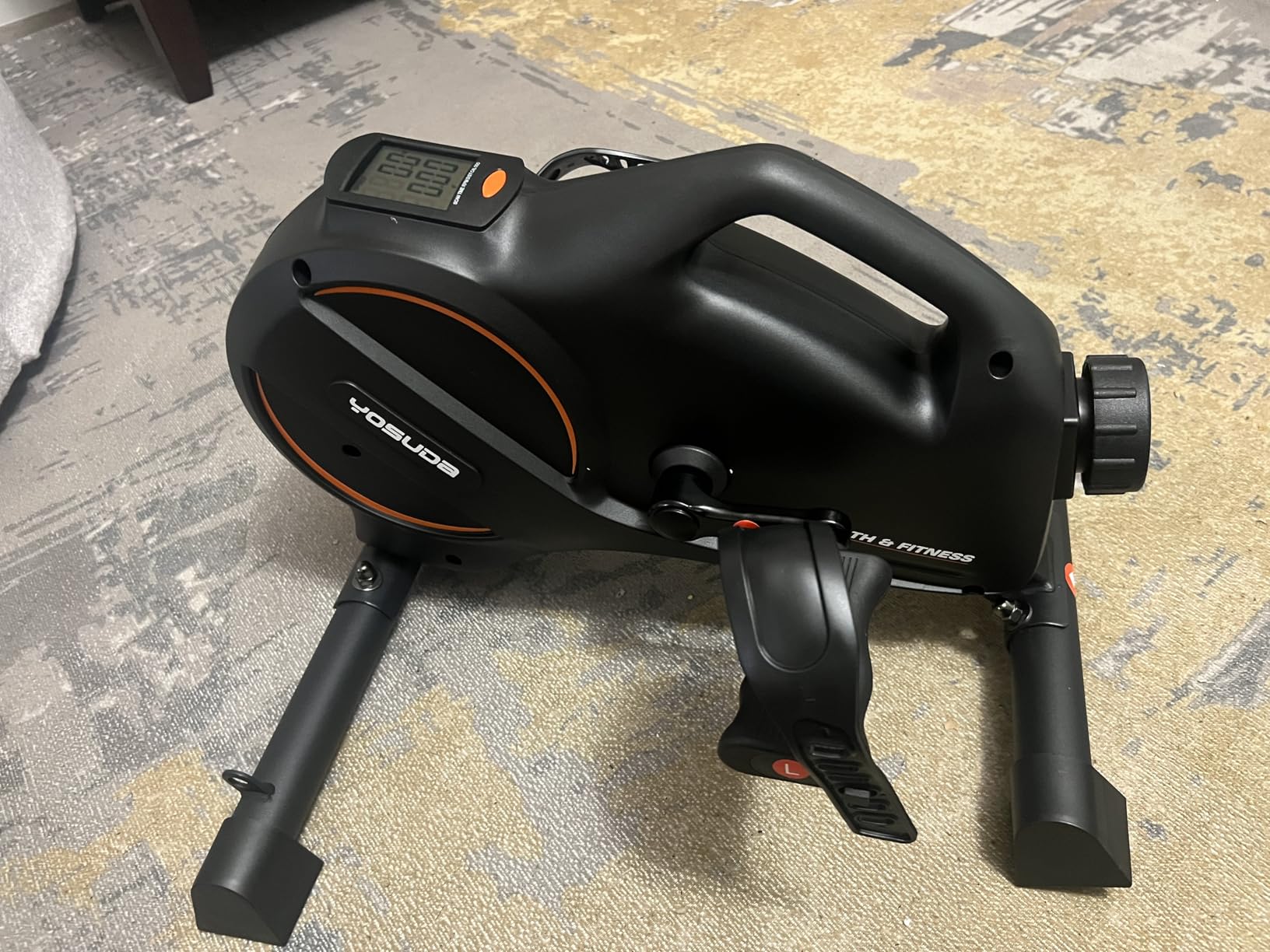 YOSUDA Under Desk Bike Pedal Exerciser - Magnetic Mini Exercise Bike for Home/Office Workout customer photo 2