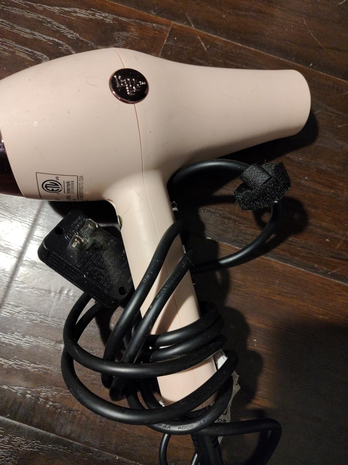 L'Ange Hair Soleil Professional Hair Dryer, Fast Drying Ionic Blow Dryer for Frizz-Free Results, 3 Heat Settings with Cool Shot Feature, Lightweight Hairdryer with Concentrator 1875W, Black customer photo 1
