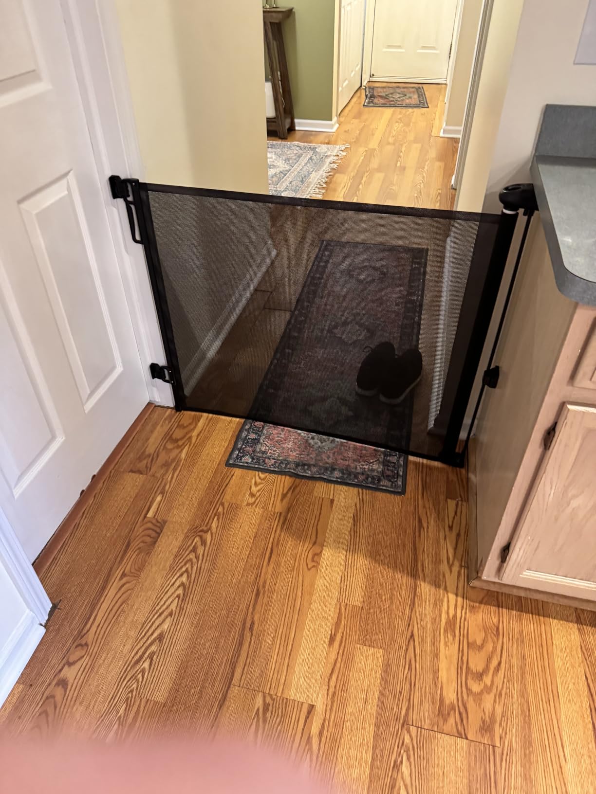 probebi Retractable Baby, Child & Dog Gates for Stairs, Extends to 54